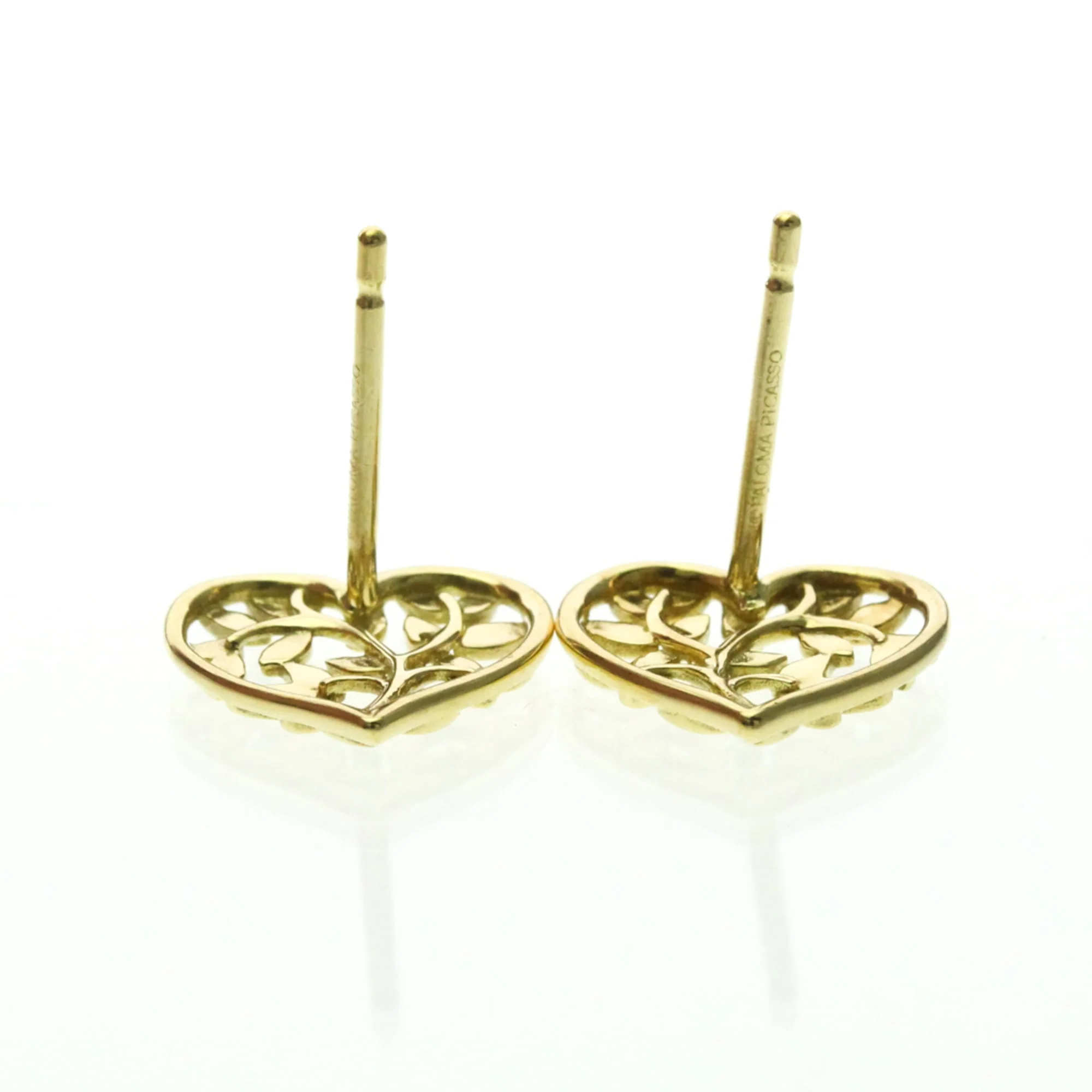 Earrings Stud 18K Yellow Gold - Image 4