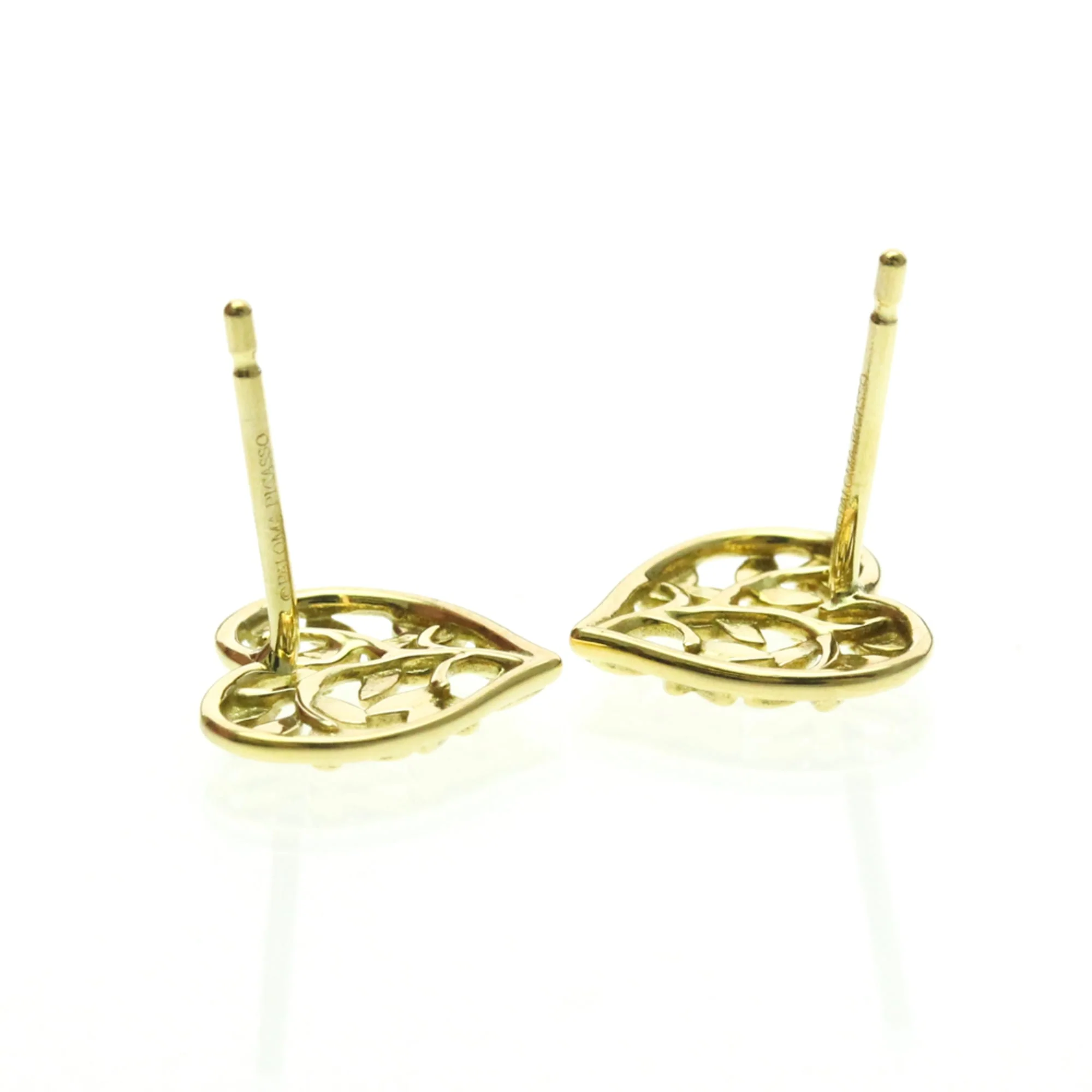 Earrings Stud 18K Yellow Gold - Image 5