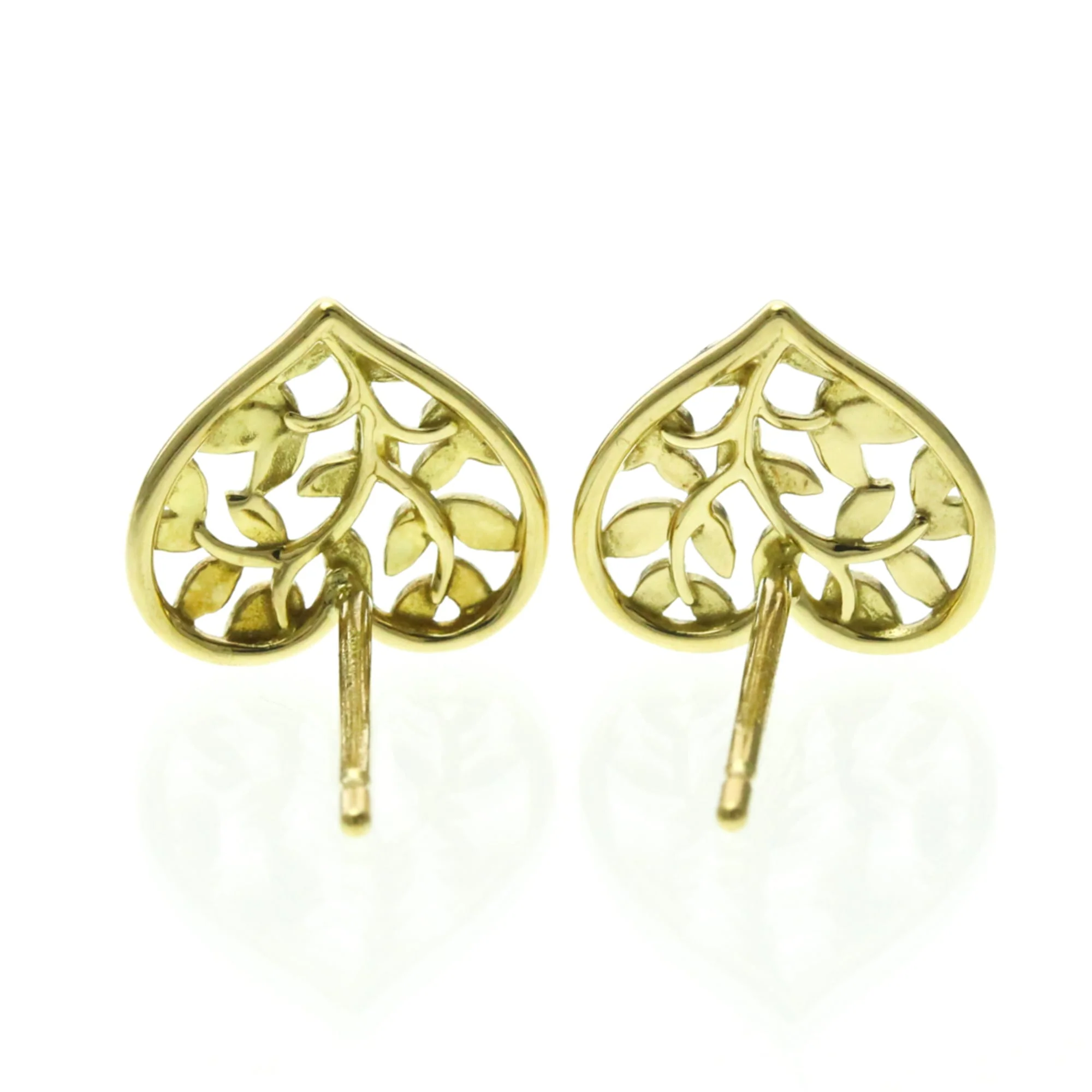 Earrings Stud 18K Yellow Gold - Image 6