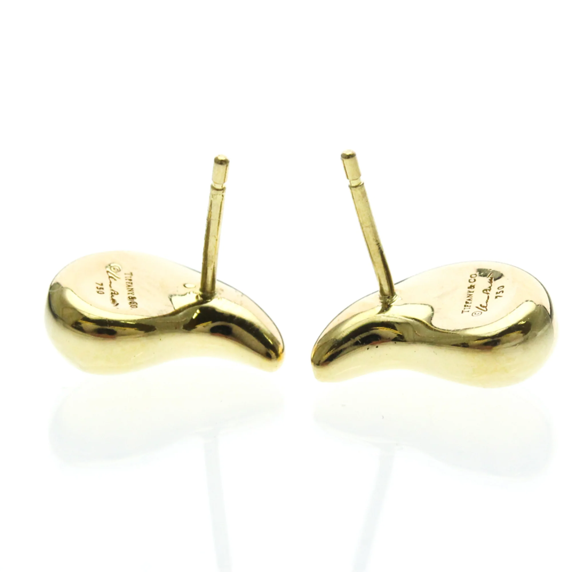 Earrings Stud 18K Yellow Gold - Image 3