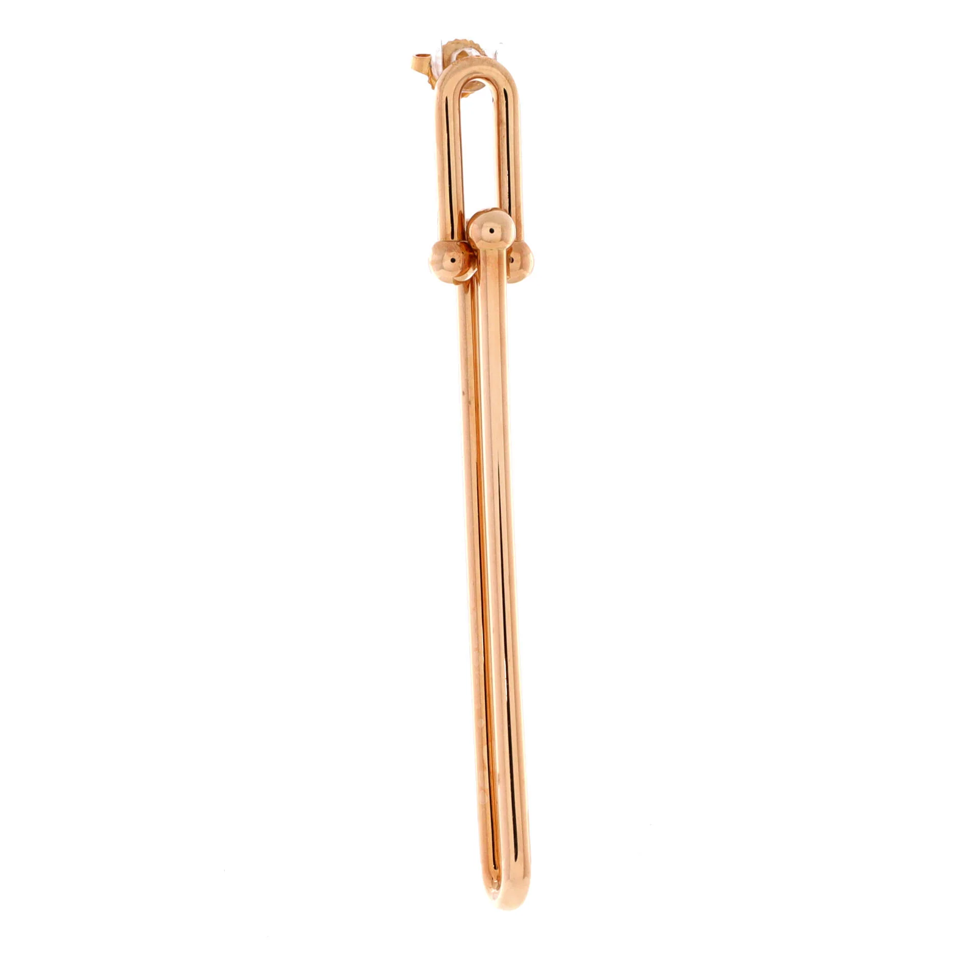 Hardwear Double Long Link Earrings 18K Rose Gold - Image 3