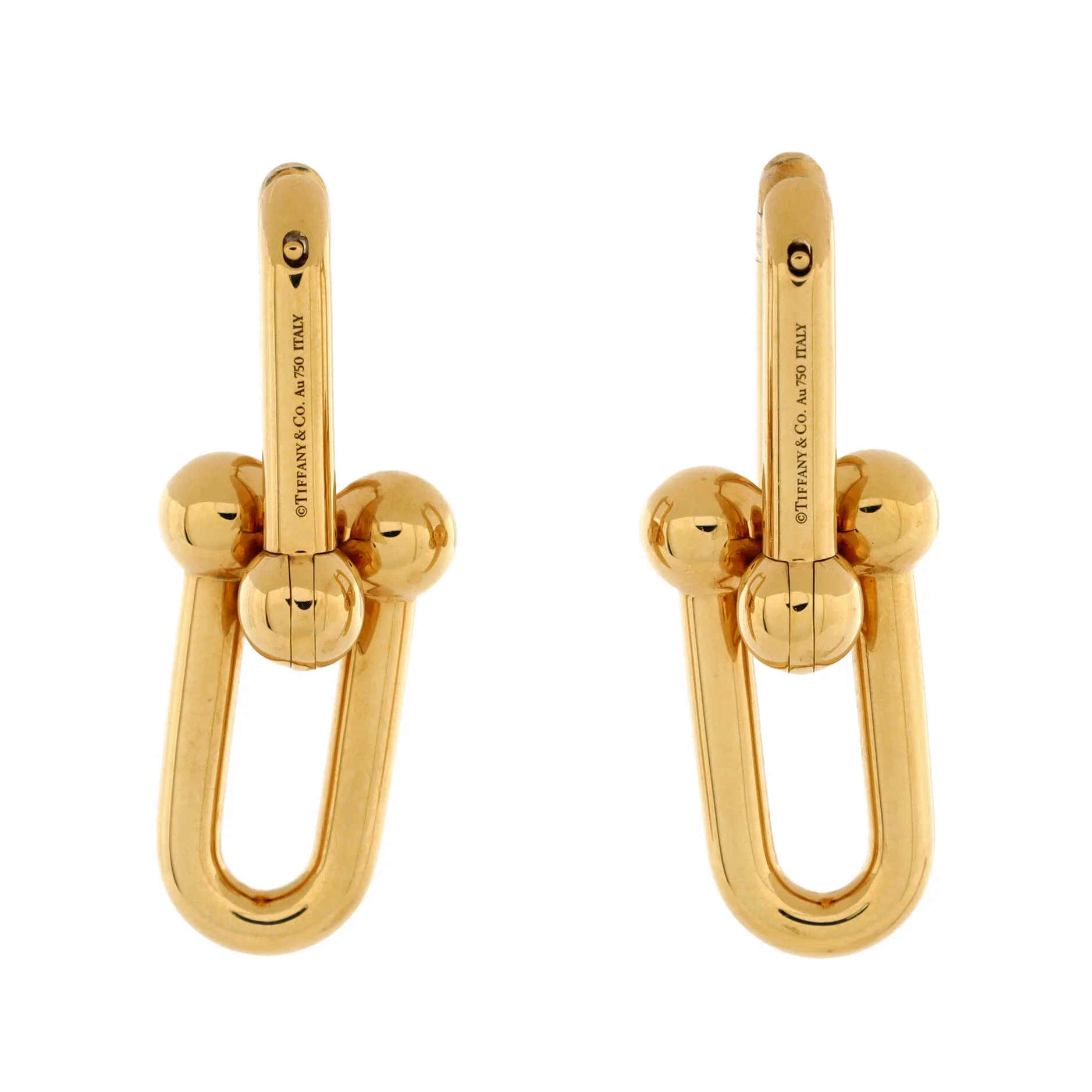 Hardwear Link Earrings 18K Yellow Gold Large - Image 2