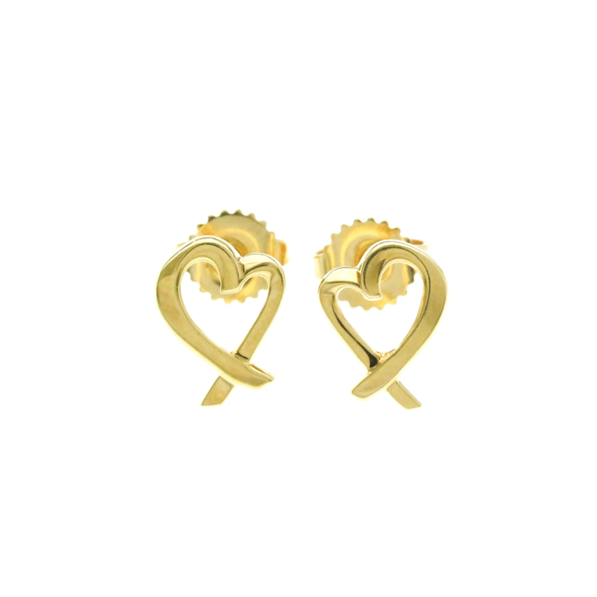 Loving Heart Earrings 18K Yellow Gold 18K Yellow Gold