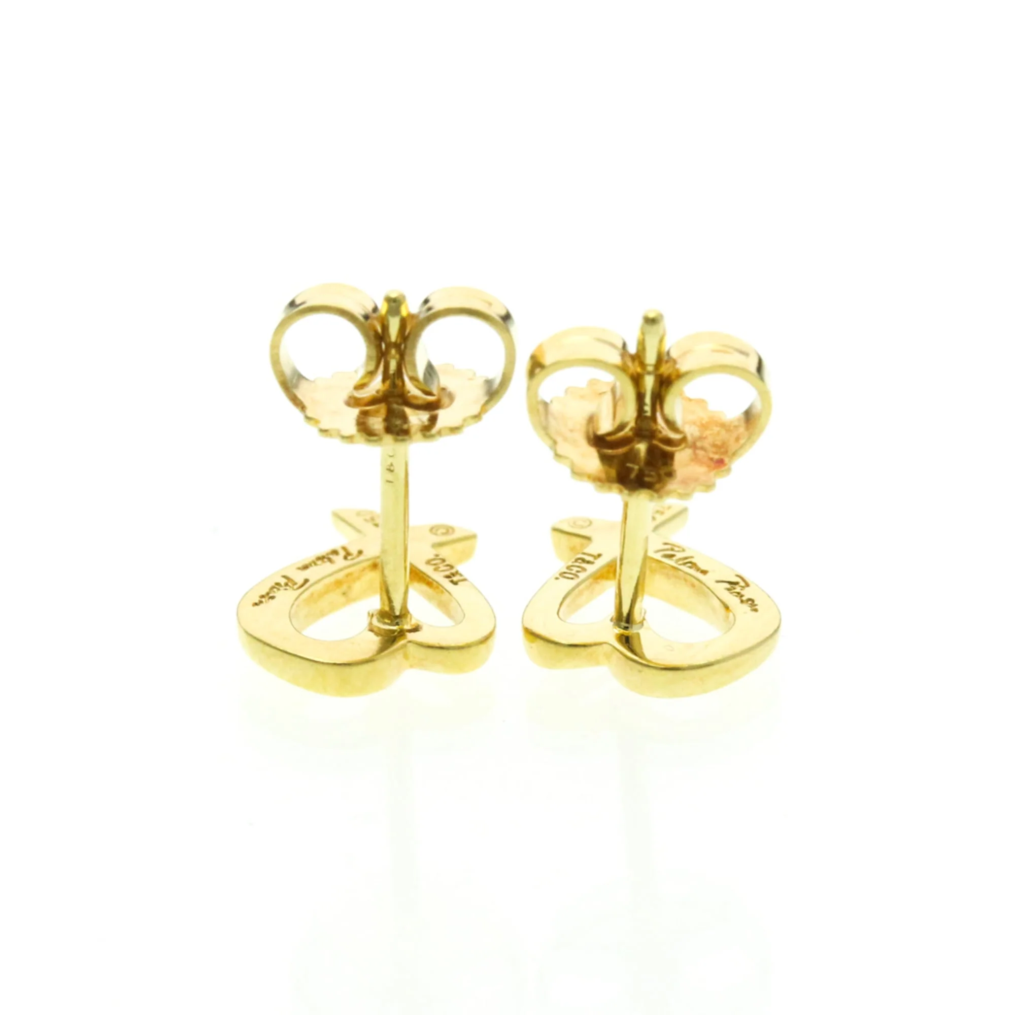 Loving Heart Earrings 18K Yellow Gold 18K Yellow Gold - Image 2