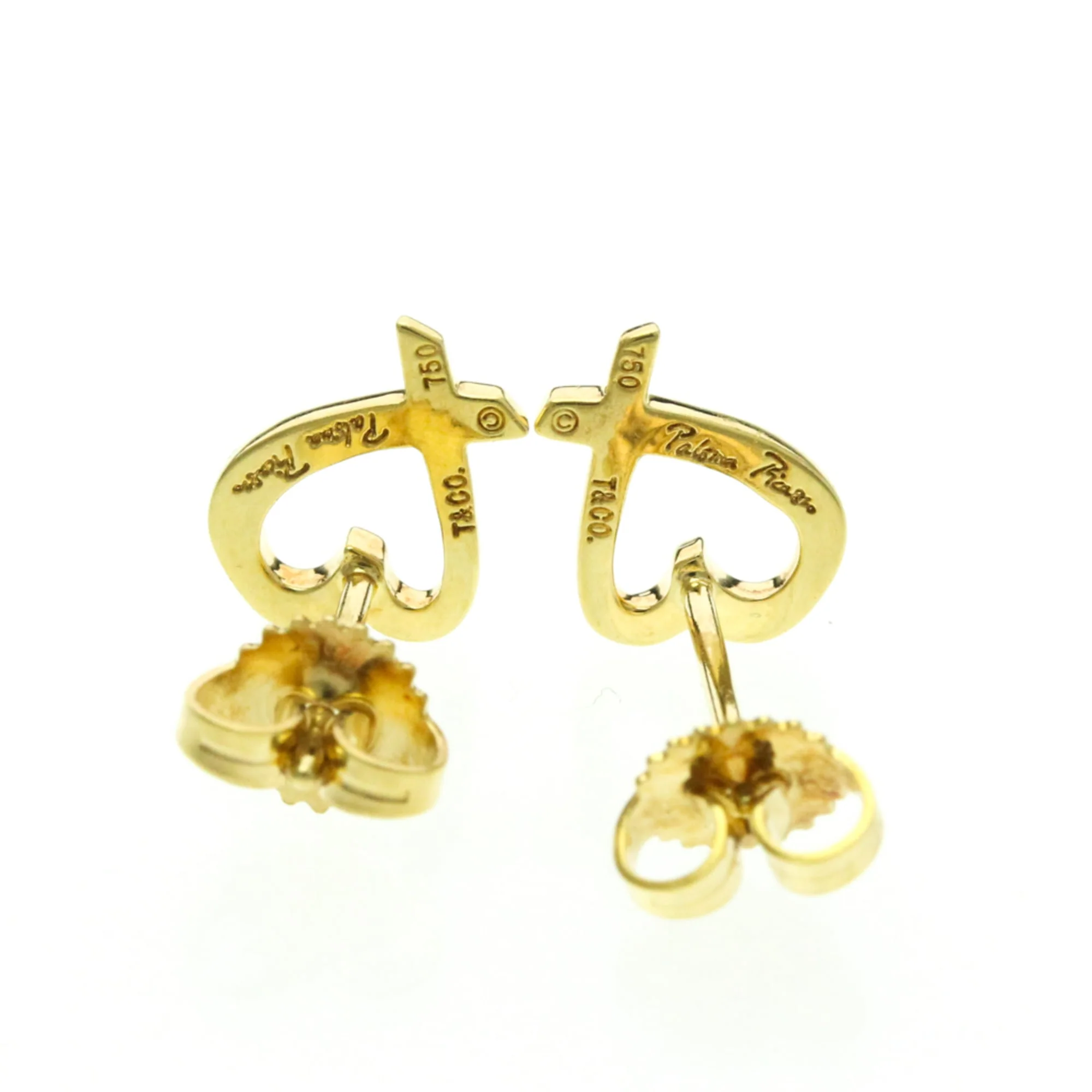 Loving Heart Earrings 18K Yellow Gold 18K Yellow Gold - Image 6