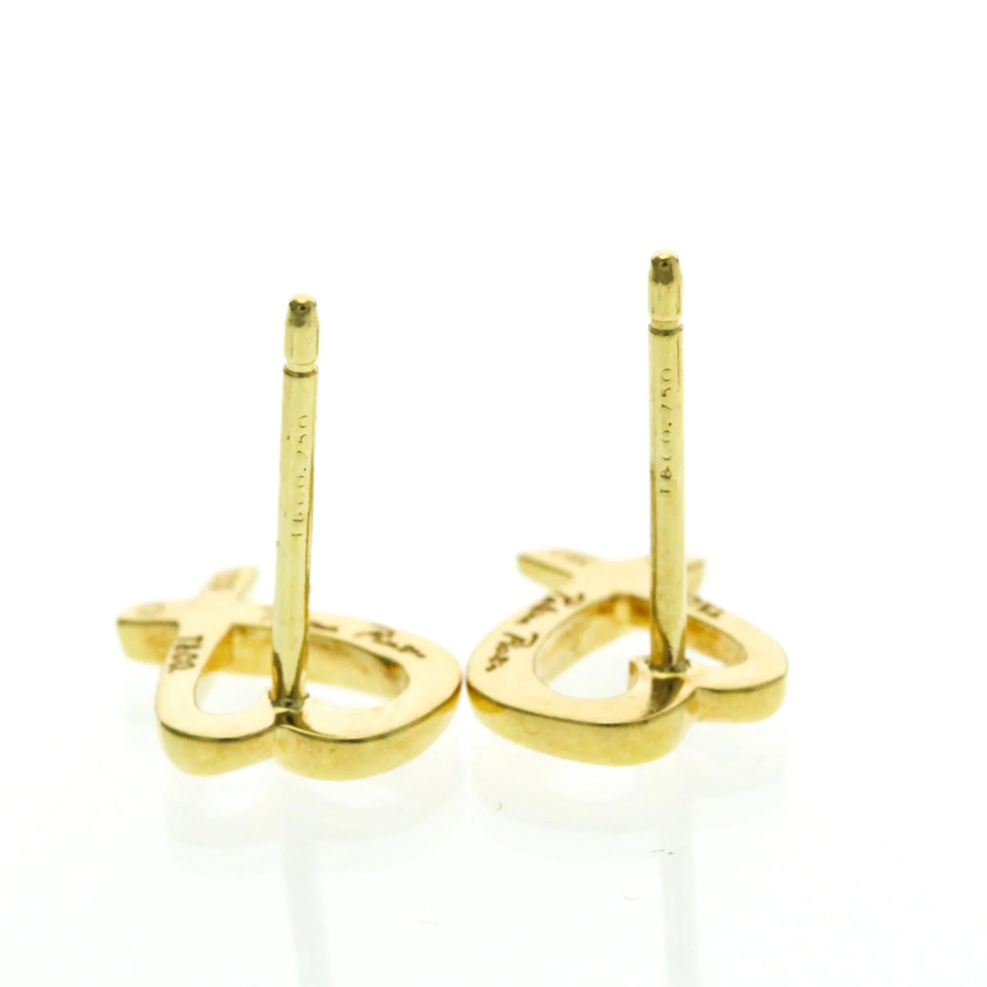 Loving Heart Earrings 18K Yellow Gold 18K Yellow Gold - Image 7