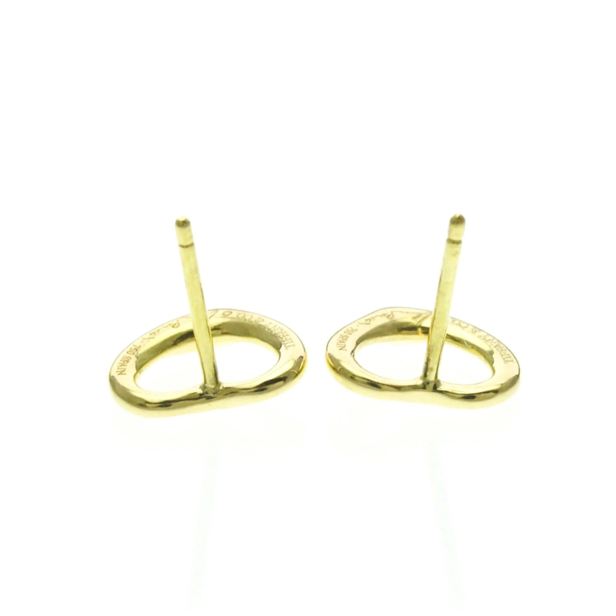 Open Heart Earrings 18K Yellow Gold 10.3mm 18K Yellow Gold - Image 2