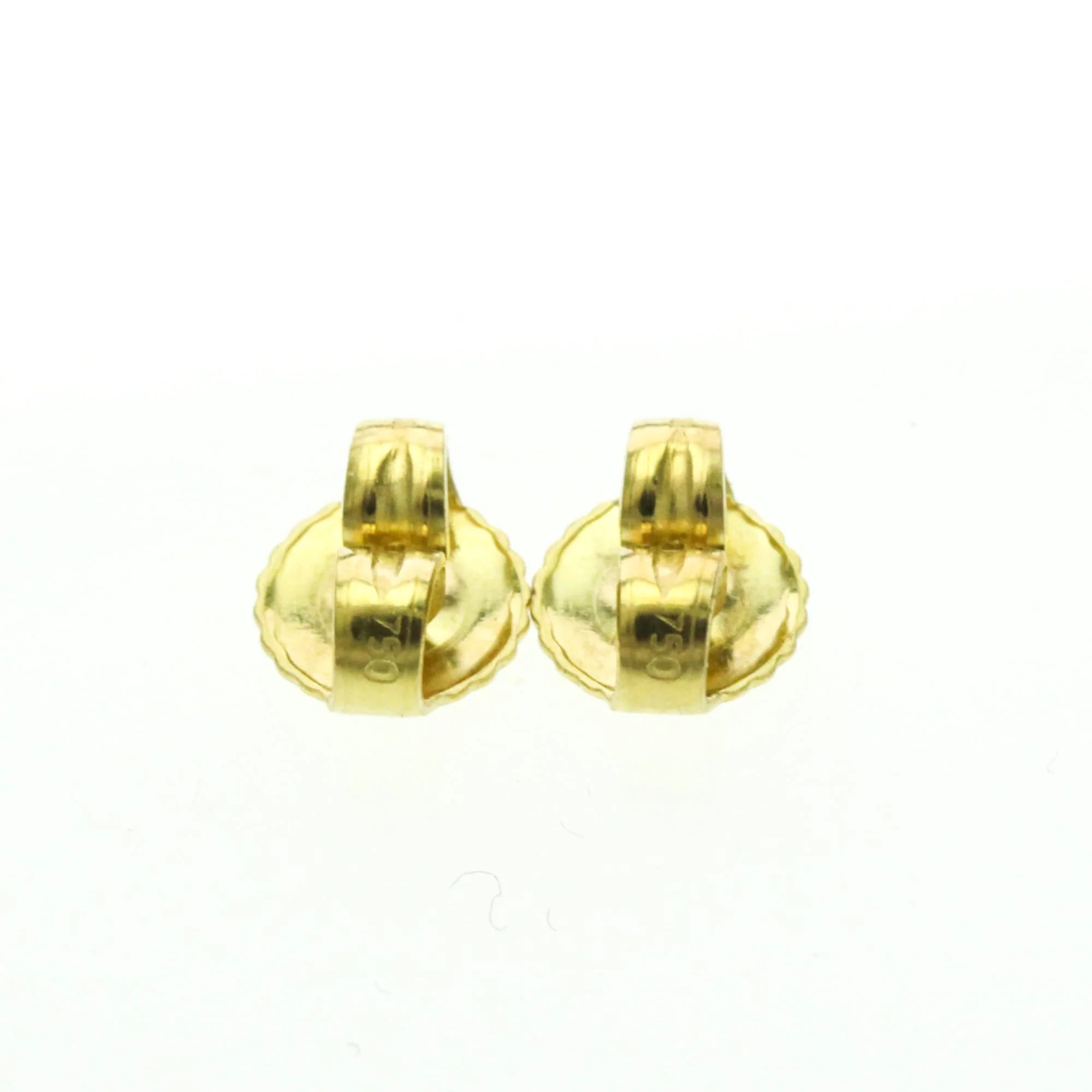 Open Heart Earrings 18K Yellow Gold 10.3mm 18K Yellow Gold - Image 8