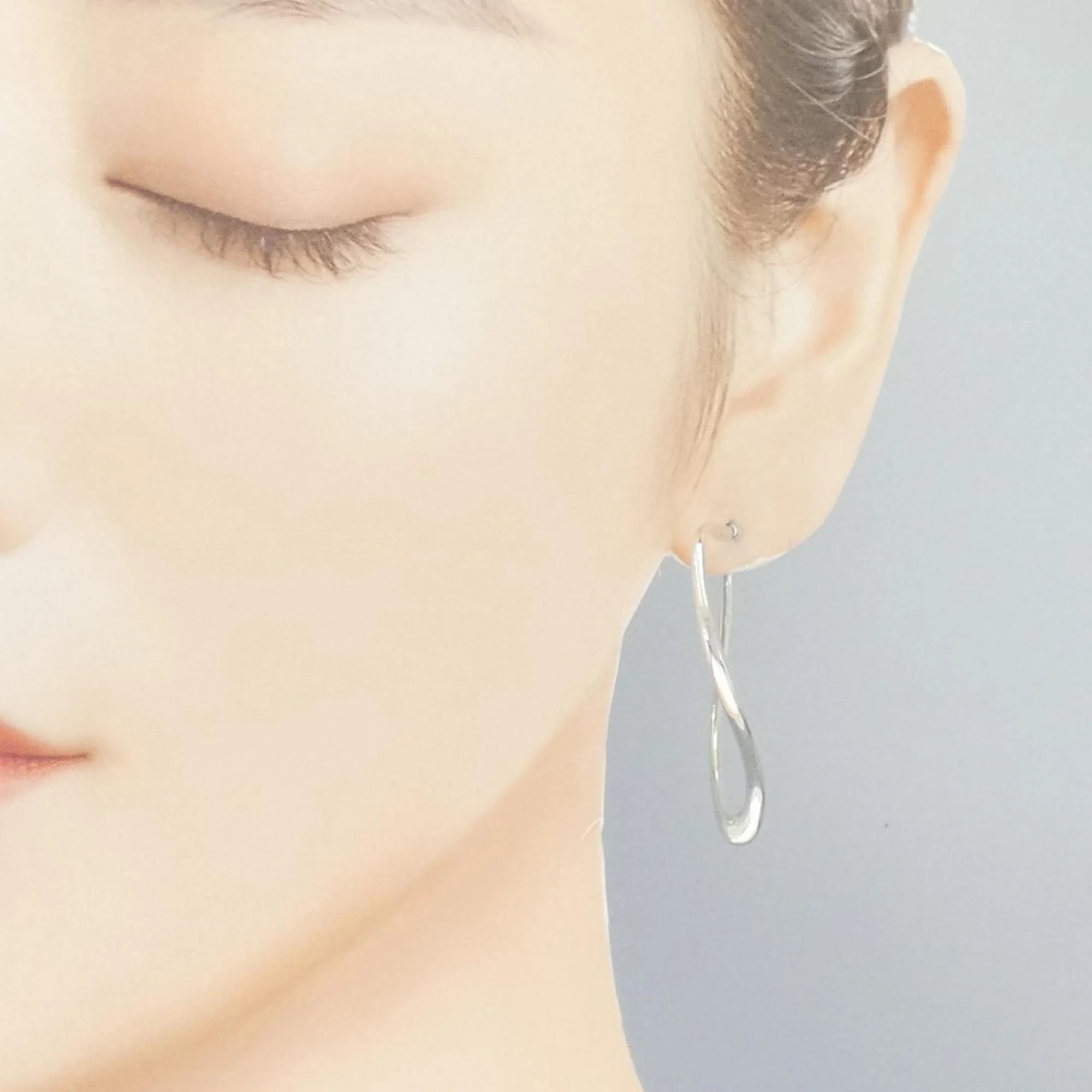 Open Heart Earrings 40.7mm - Image 4