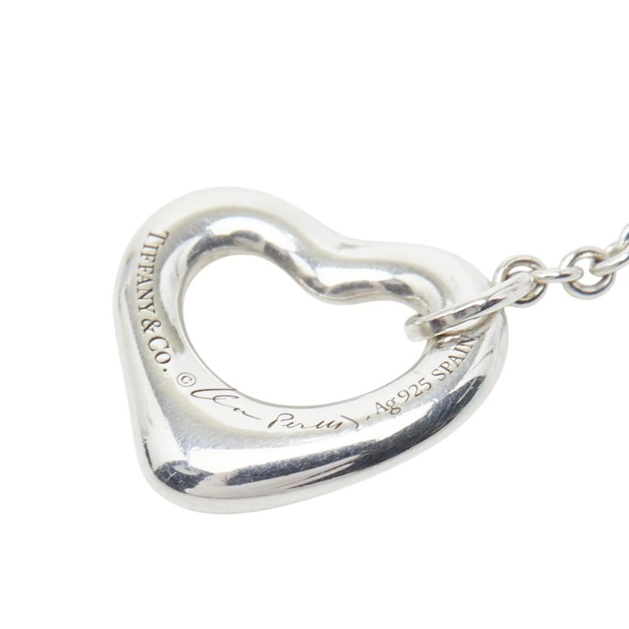 Open Heart Earrings Sterling Silver 11.1mm Sterling Silver - Image 4