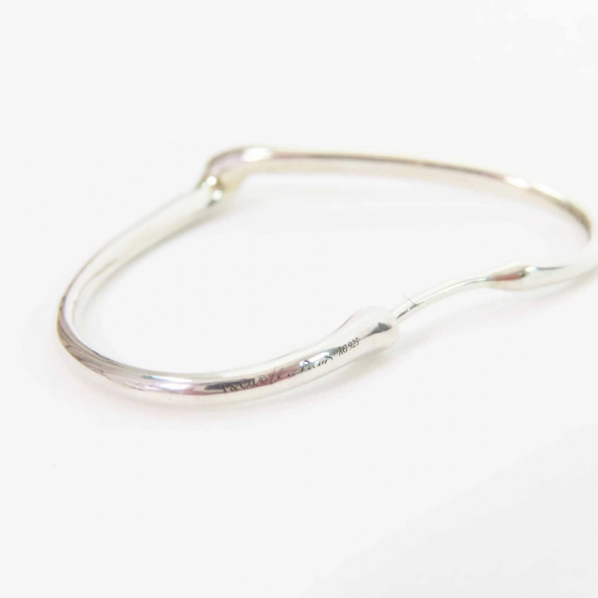 Open Heart Earrings Sterling Silver 35mm Sterling Silver - Image 5