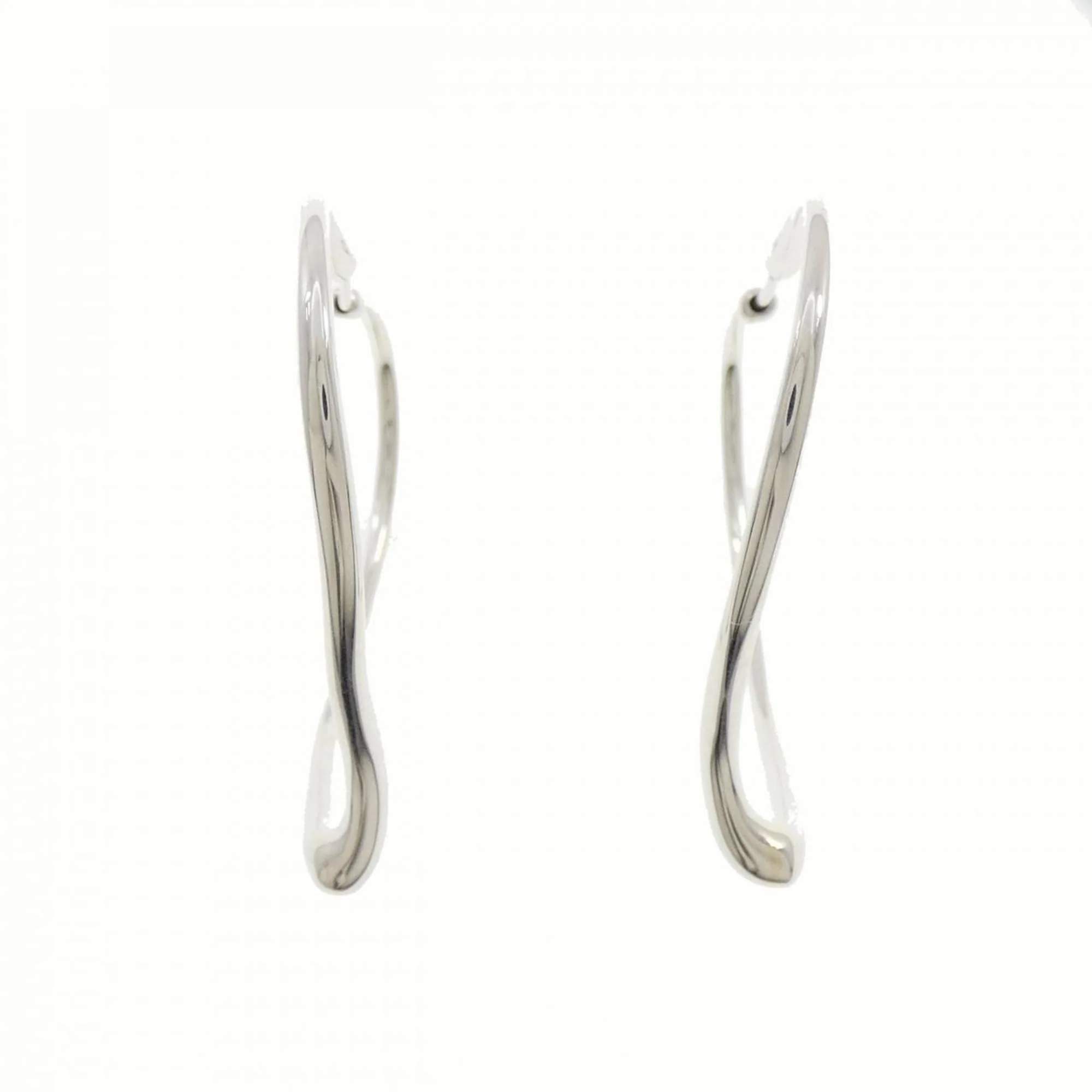 Open Heart Earrings Sterling Silver 40.2mm Sterling Silver - Image 2