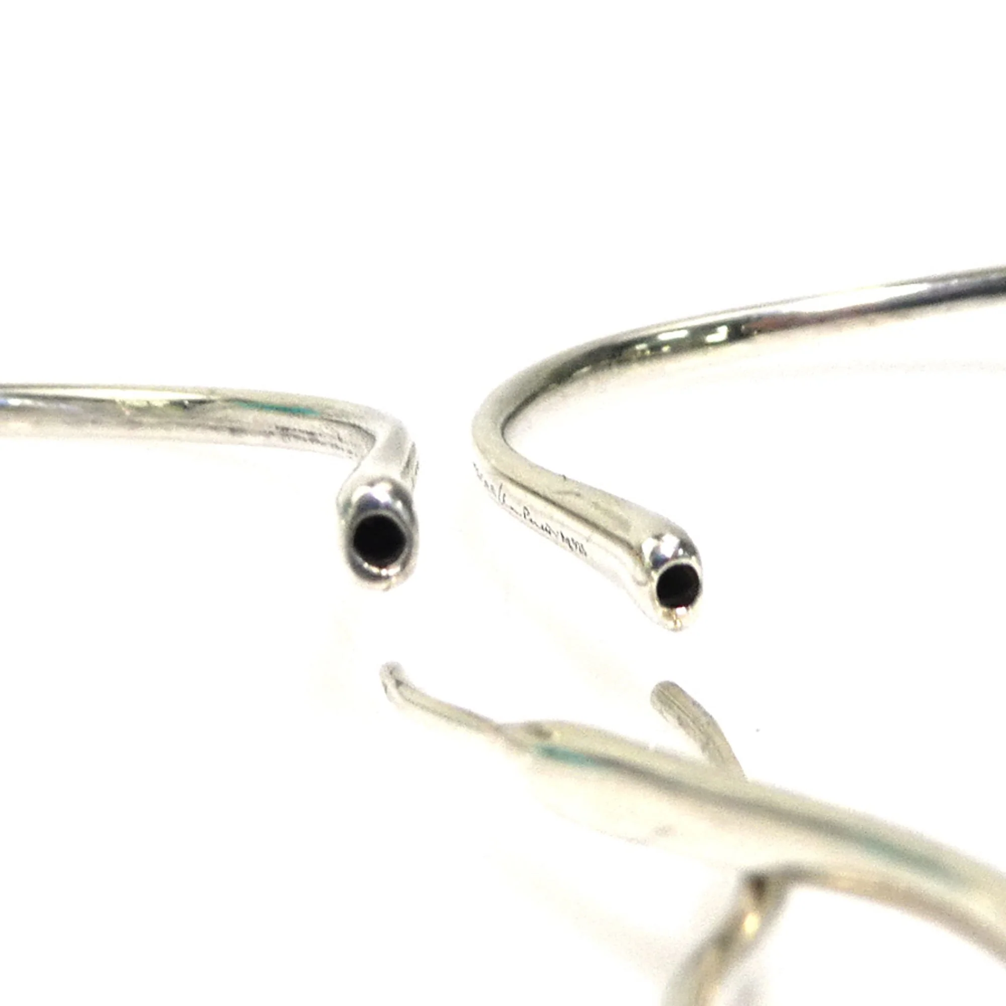 Open Heart Earrings Sterling Silver 62mm Sterling Silver - Image 6