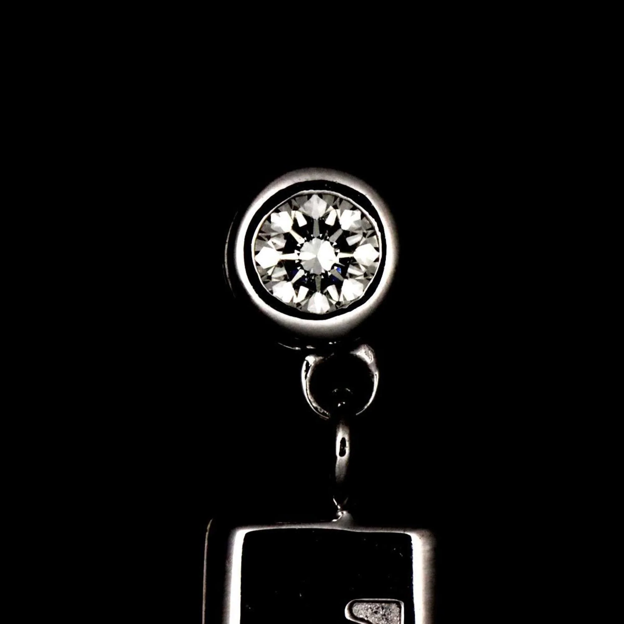 Single Earring 18K White Gold - Image 5
