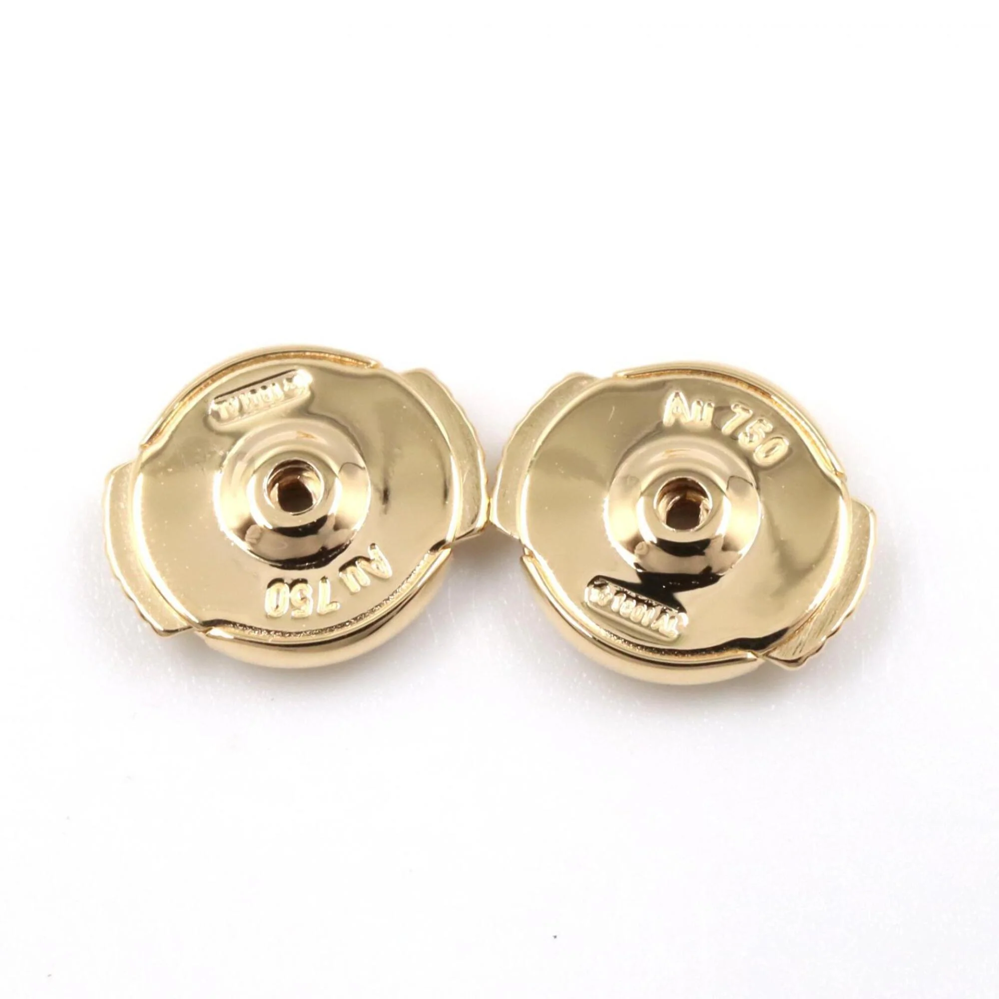 Earrings Pearl Mother Of Pearl and 18K Yellow Gold - Image 4