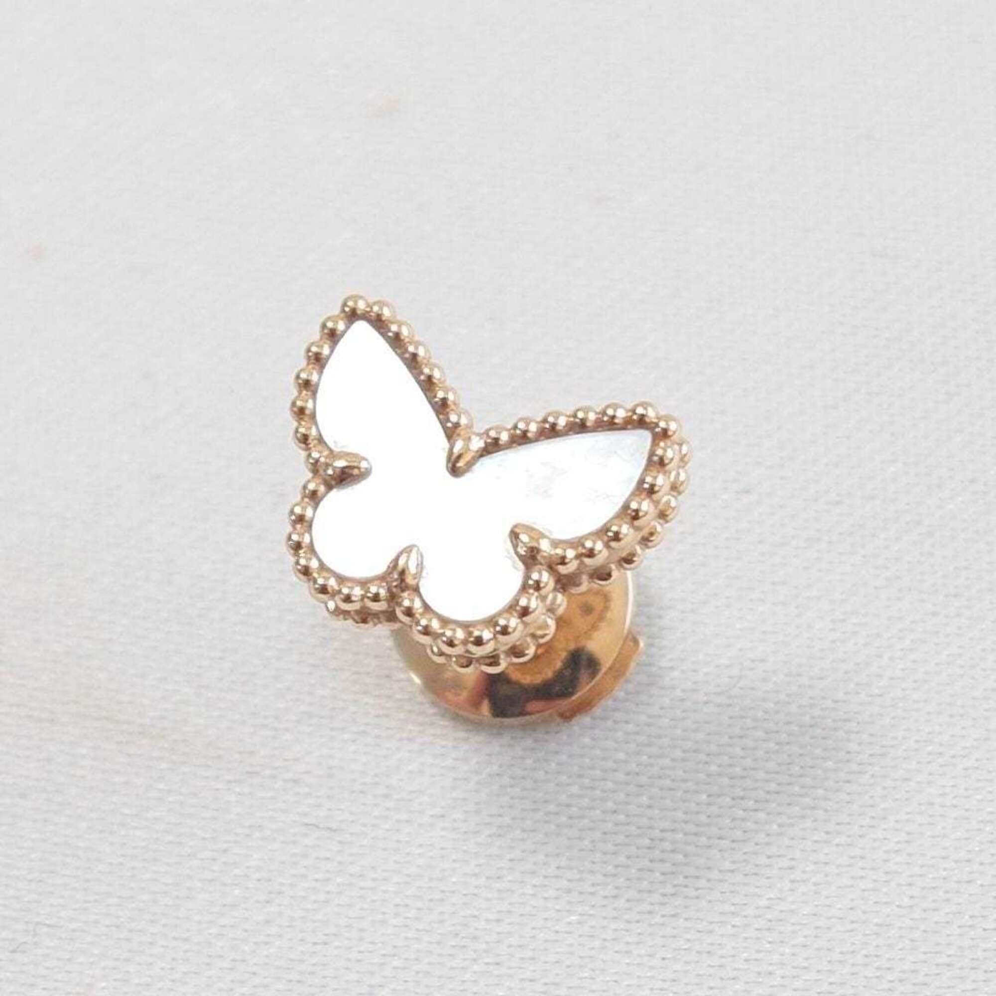 Sweet Alhambra Earrings 18K Yellow Gold Shell and 18K Yellow Gold - Image 5