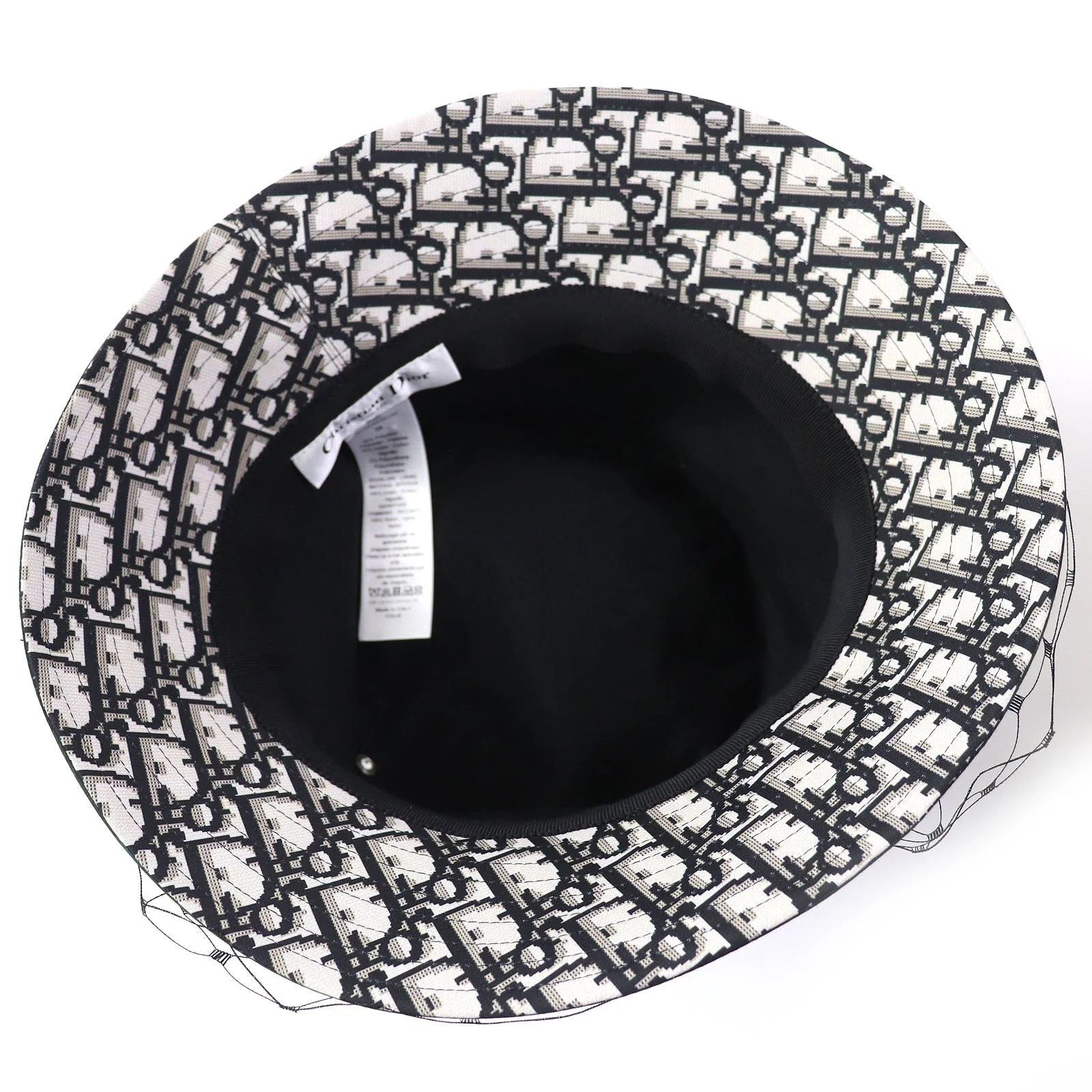 Dior TEDDY-D Bob Hat Trotter Check Bucket - Image 6