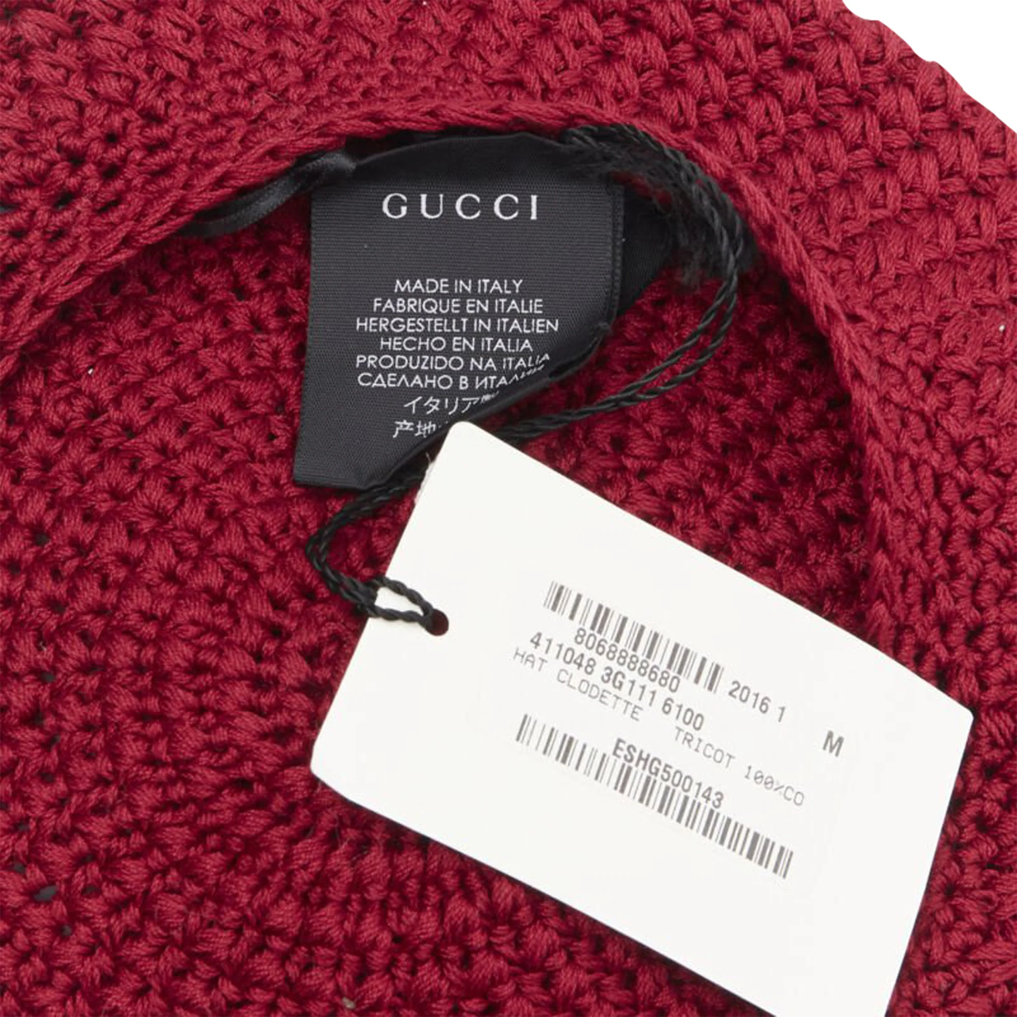 Gucci pom pom knit beret hat - Image 6