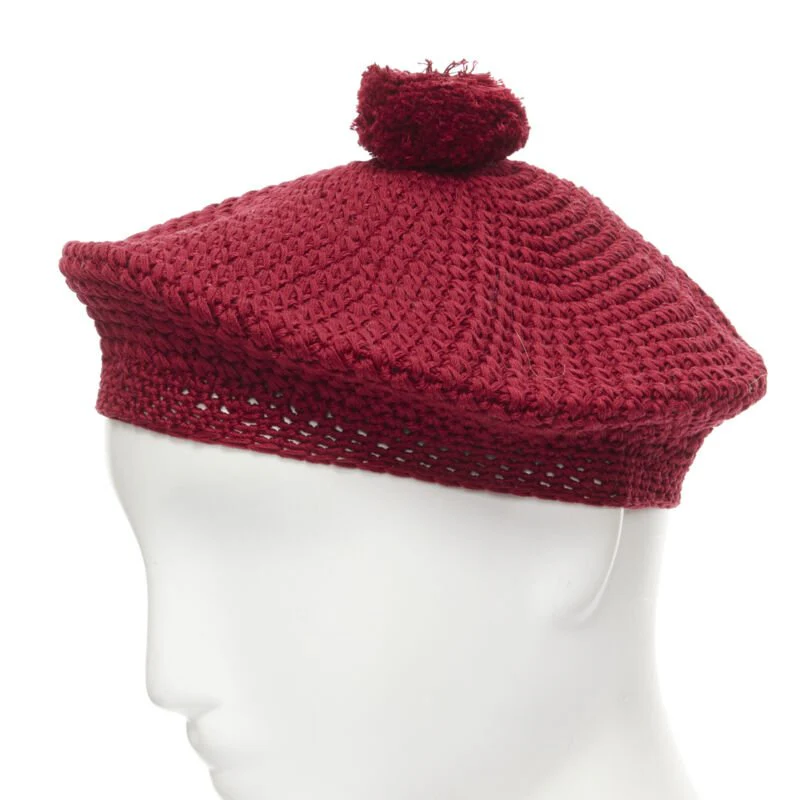 Gucci pom pom knit beret hat - Image 8