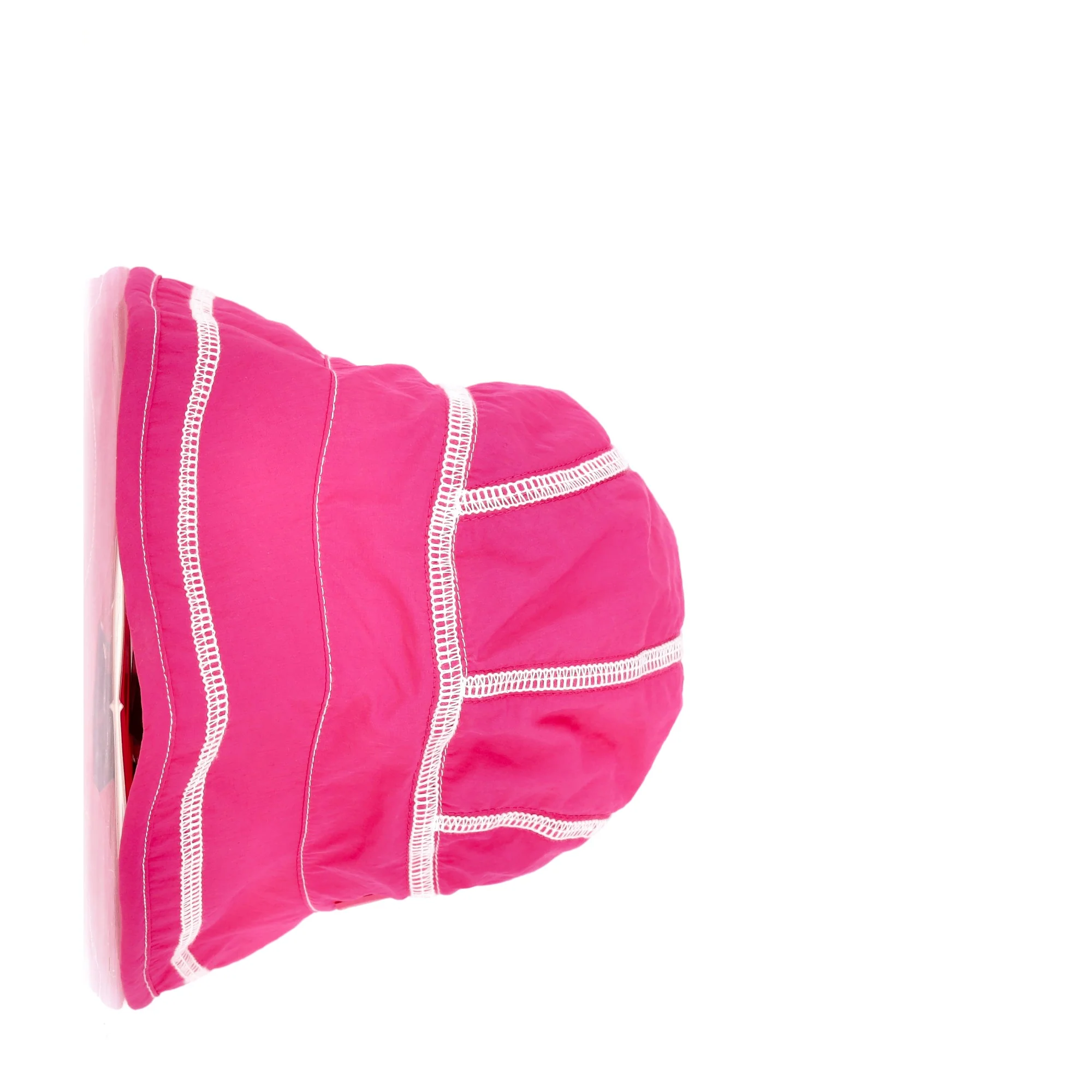 Jacquemus Le Bob Frescu Bucket Hat in Pink Nylon - Image 9