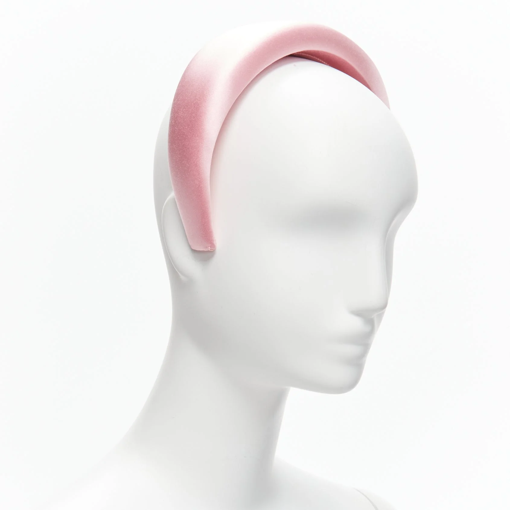 Prada alice satin oversized padded puffy headband - Image 7
