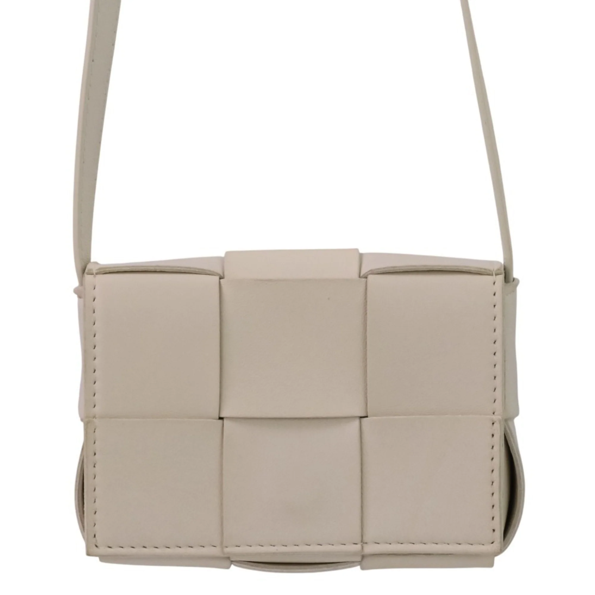 Cassette Crossbody Bag Maxi Intrecciato Leather - Image 2