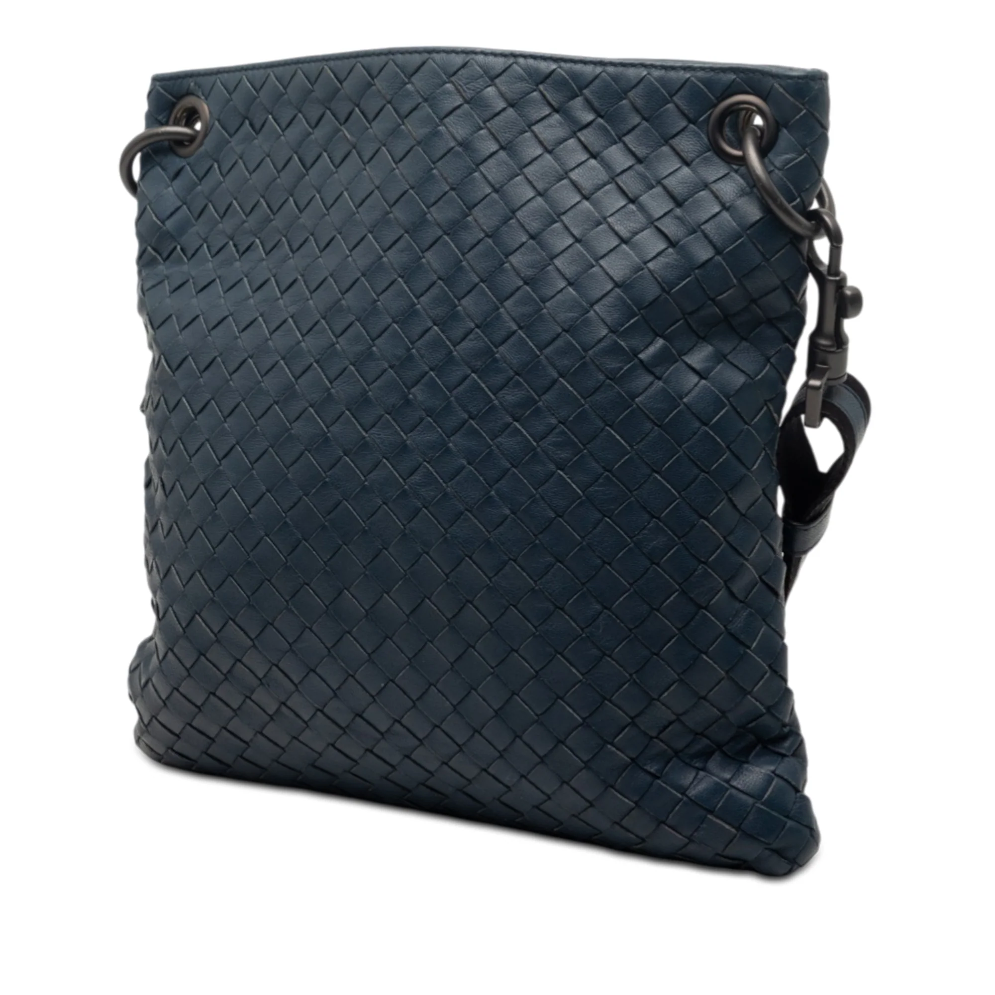Flat Messenger Bag Intrecciato Nappa Medium - Image 2