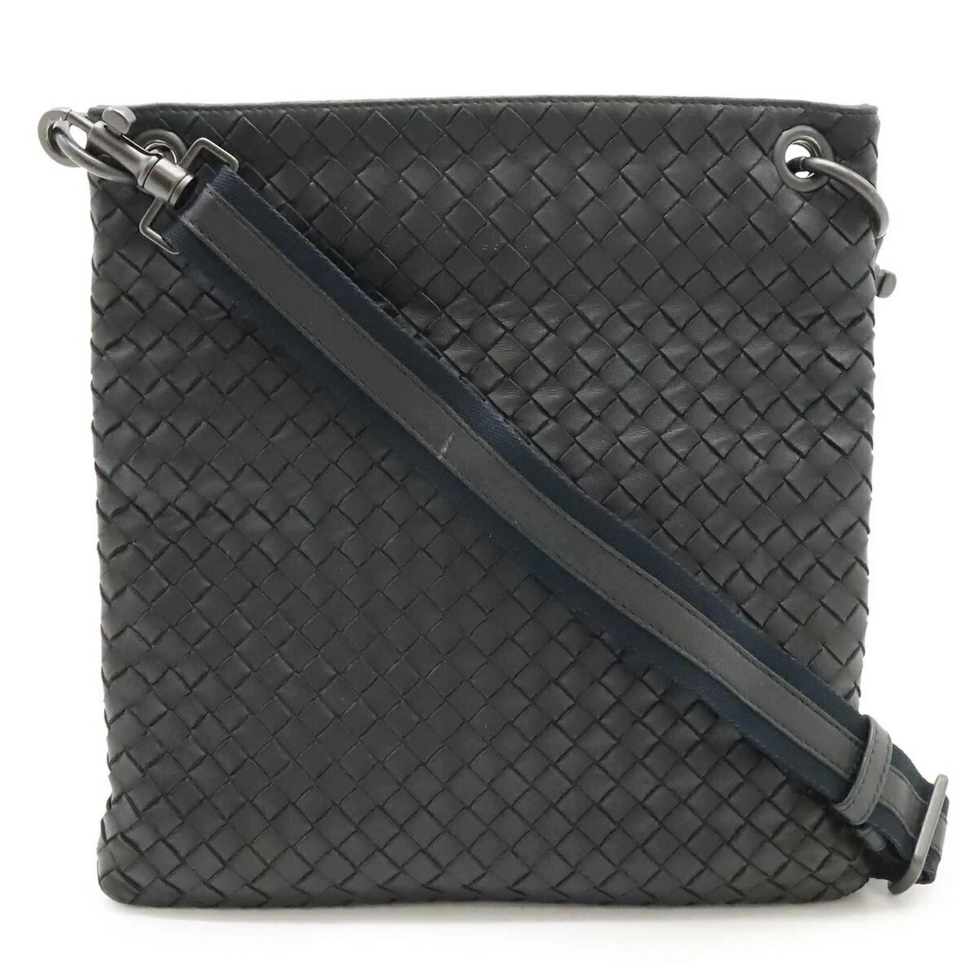 Flat Messenger Bag Intrecciato Nappa Medium - Image 2