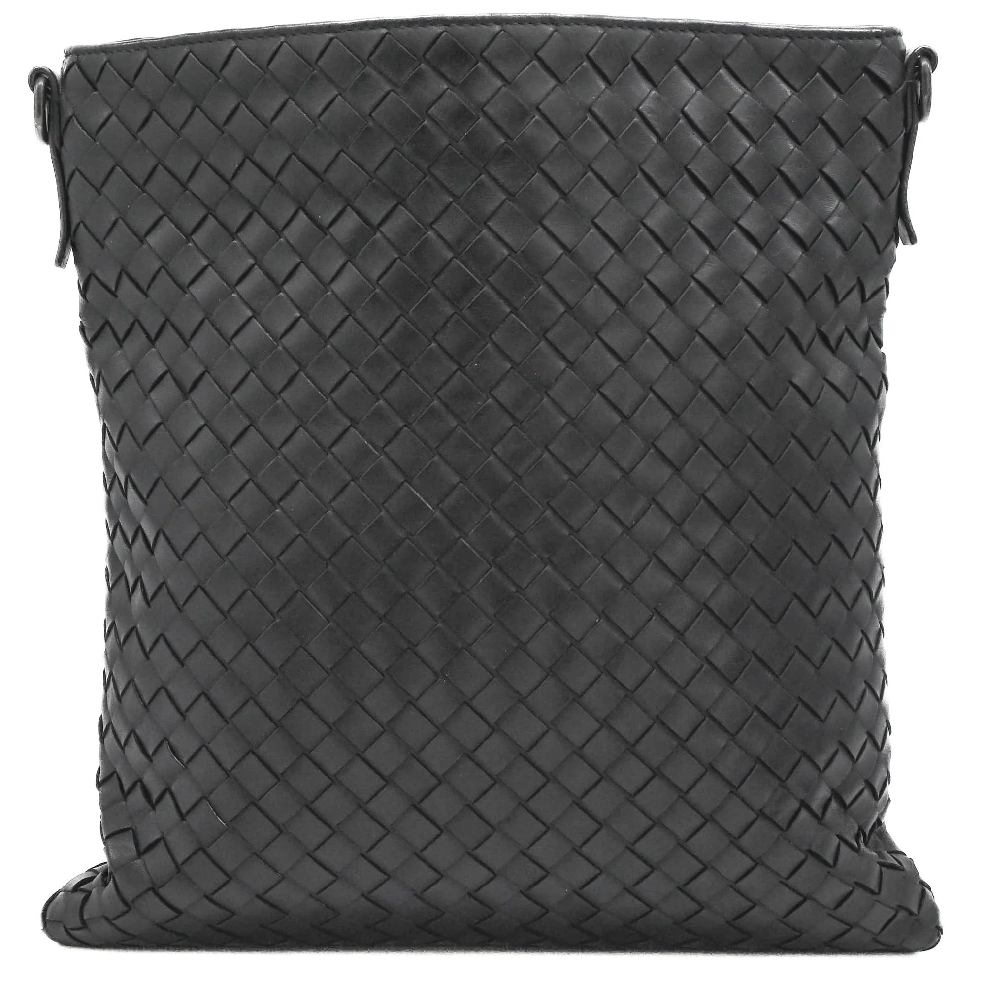 Flat Messenger Bag Intrecciato Nappa Medium - Image 2