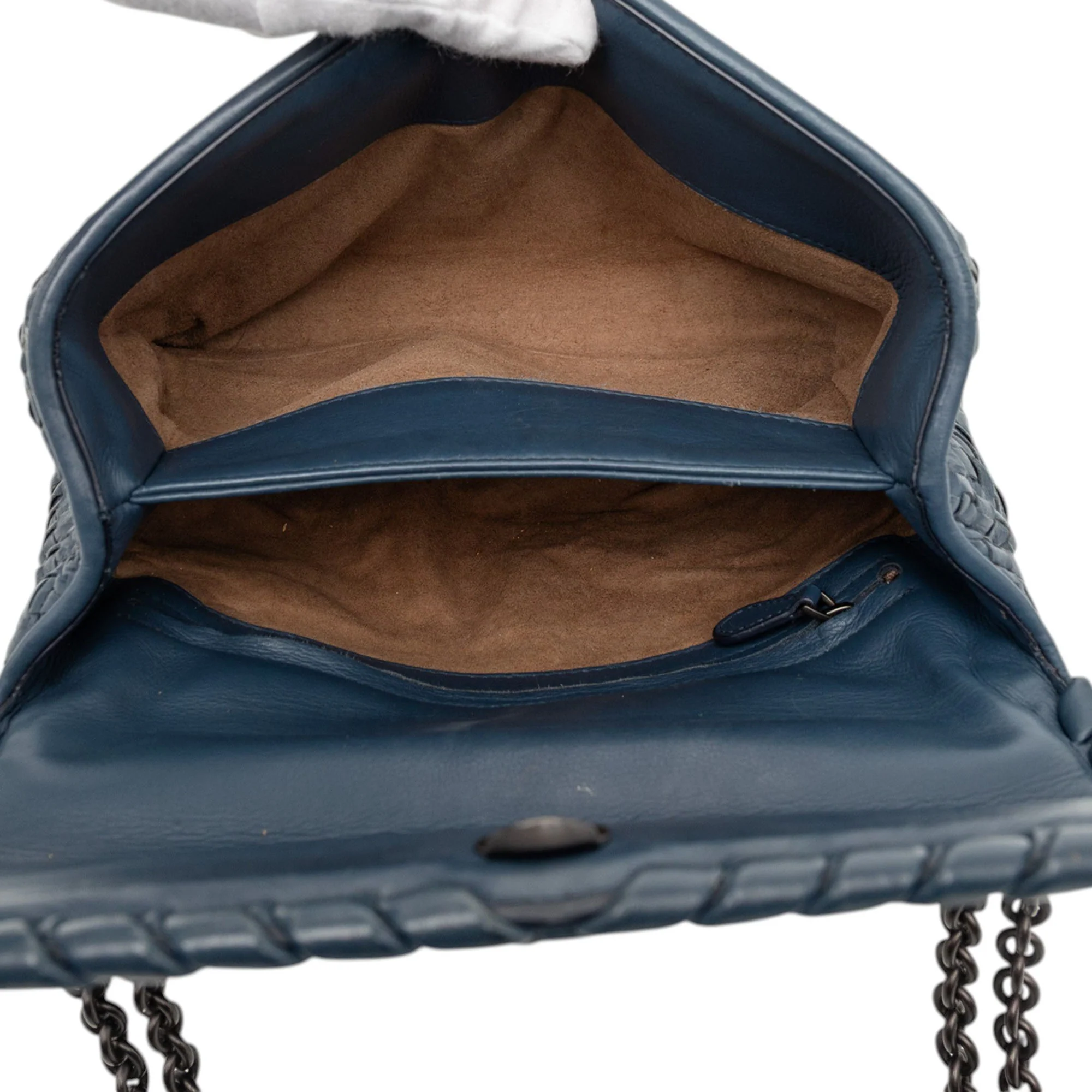 Olimpia Crossbody Bag Stitched Intrecciato Nappa Small - Image 4