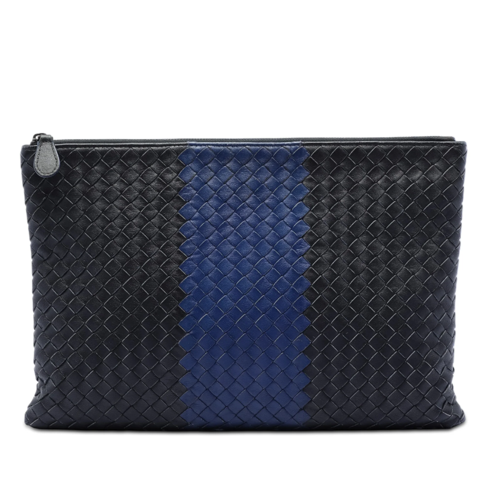 Zip Pouch Intrecciato Nappa Large