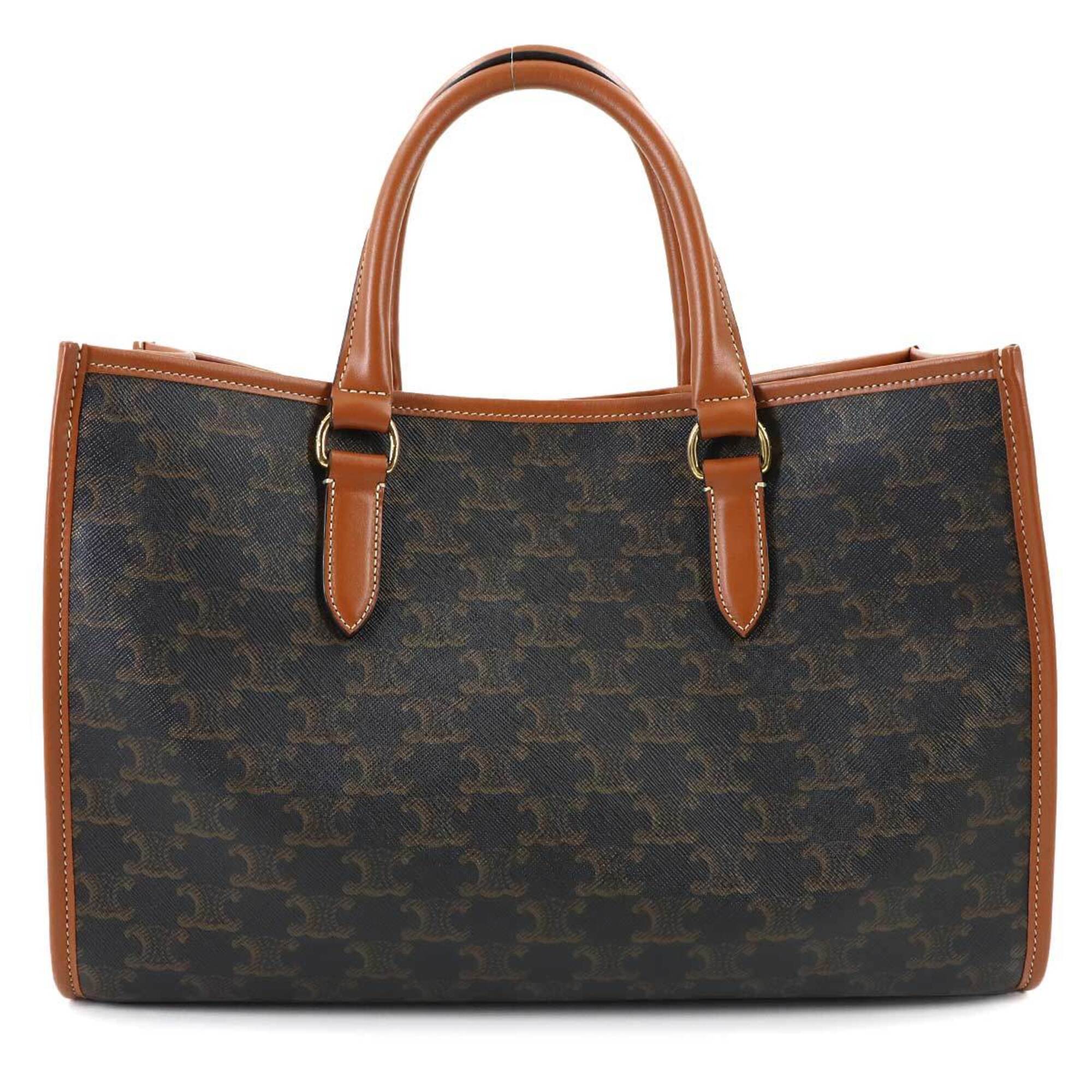 Horizontal Cabas Tote Triomphe Coated Canvas - Image 3