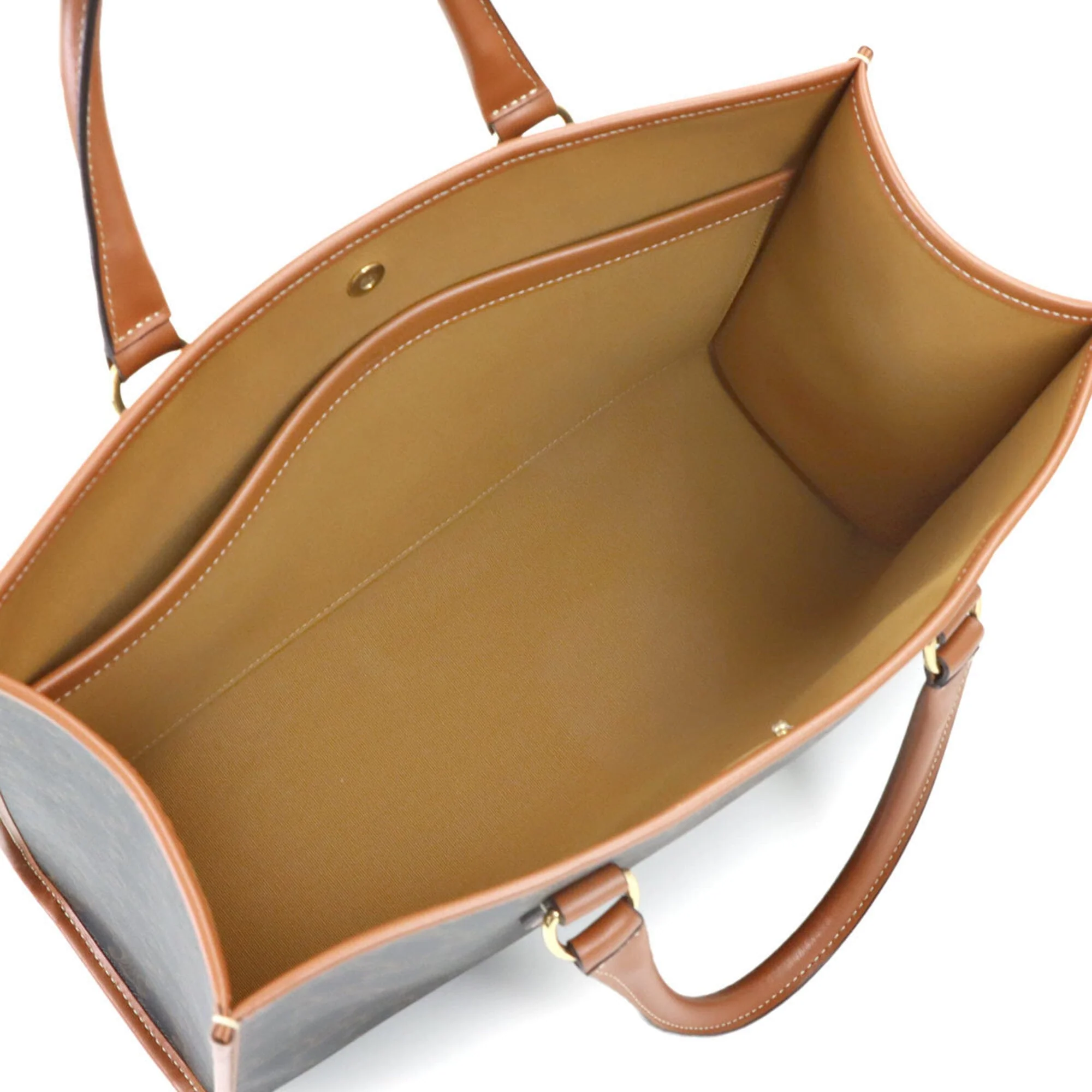Horizontal Cabas Tote Triomphe Coated Canvas - Image 7