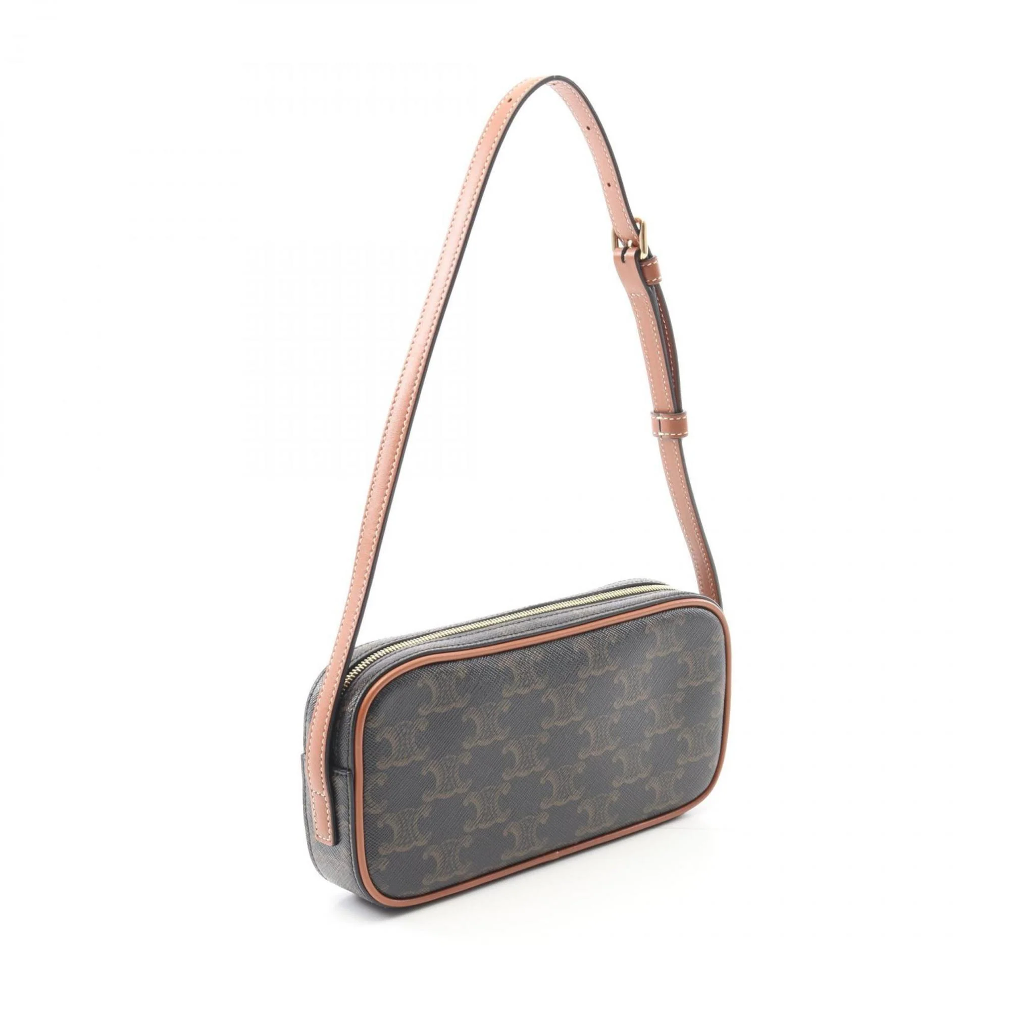 Triomphe East-West Shoulder Bag Triomphe Coated Canvas - Image 2