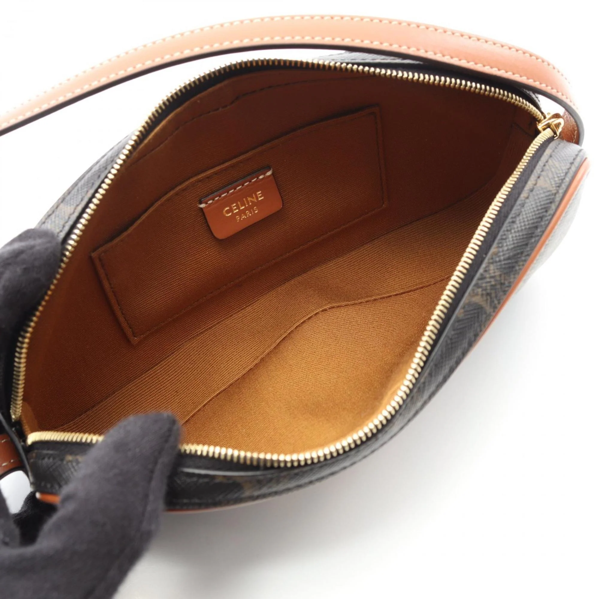 Triomphe East-West Shoulder Bag Triomphe Coated Canvas - Image 3