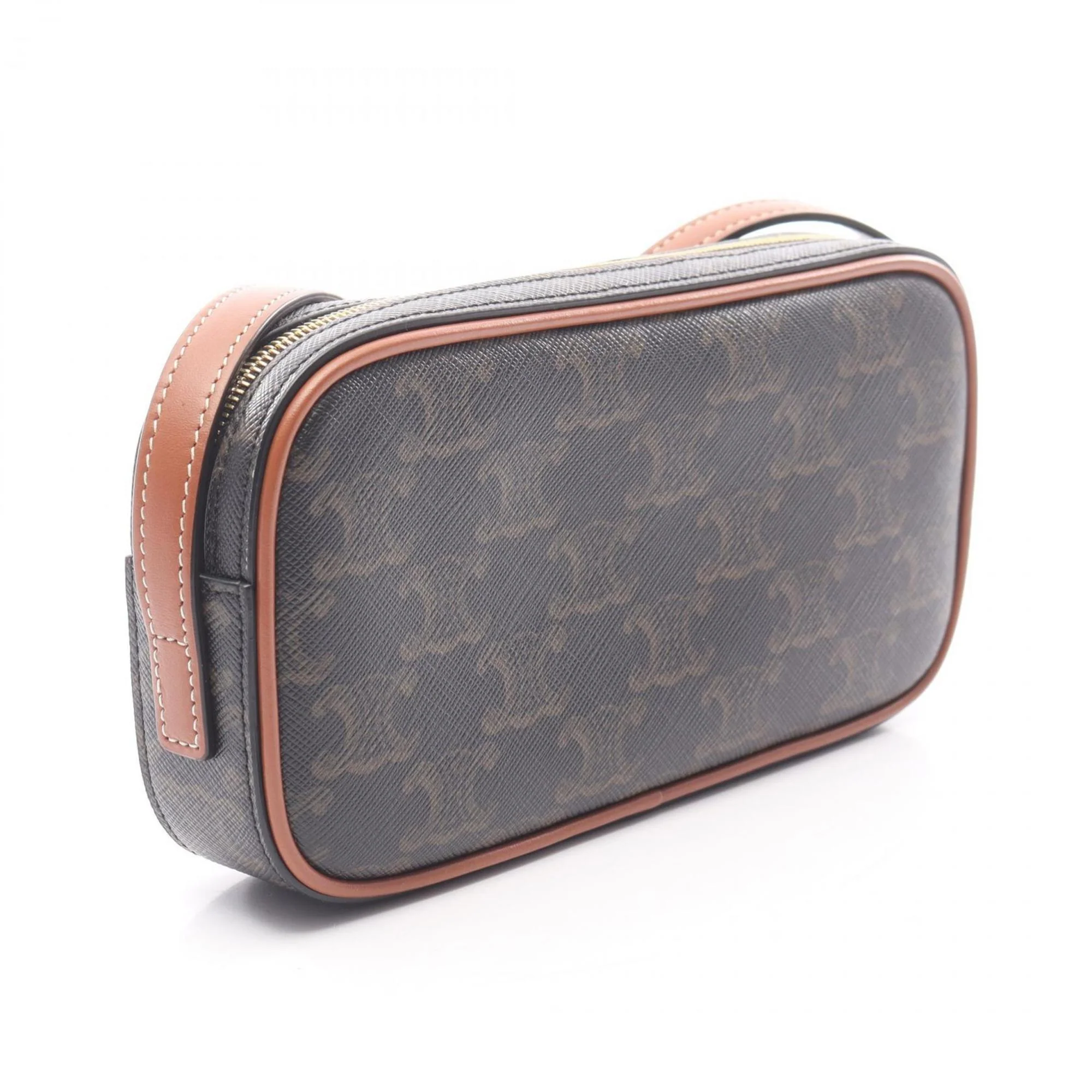 Triomphe East-West Shoulder Bag Triomphe Coated Canvas - Image 2