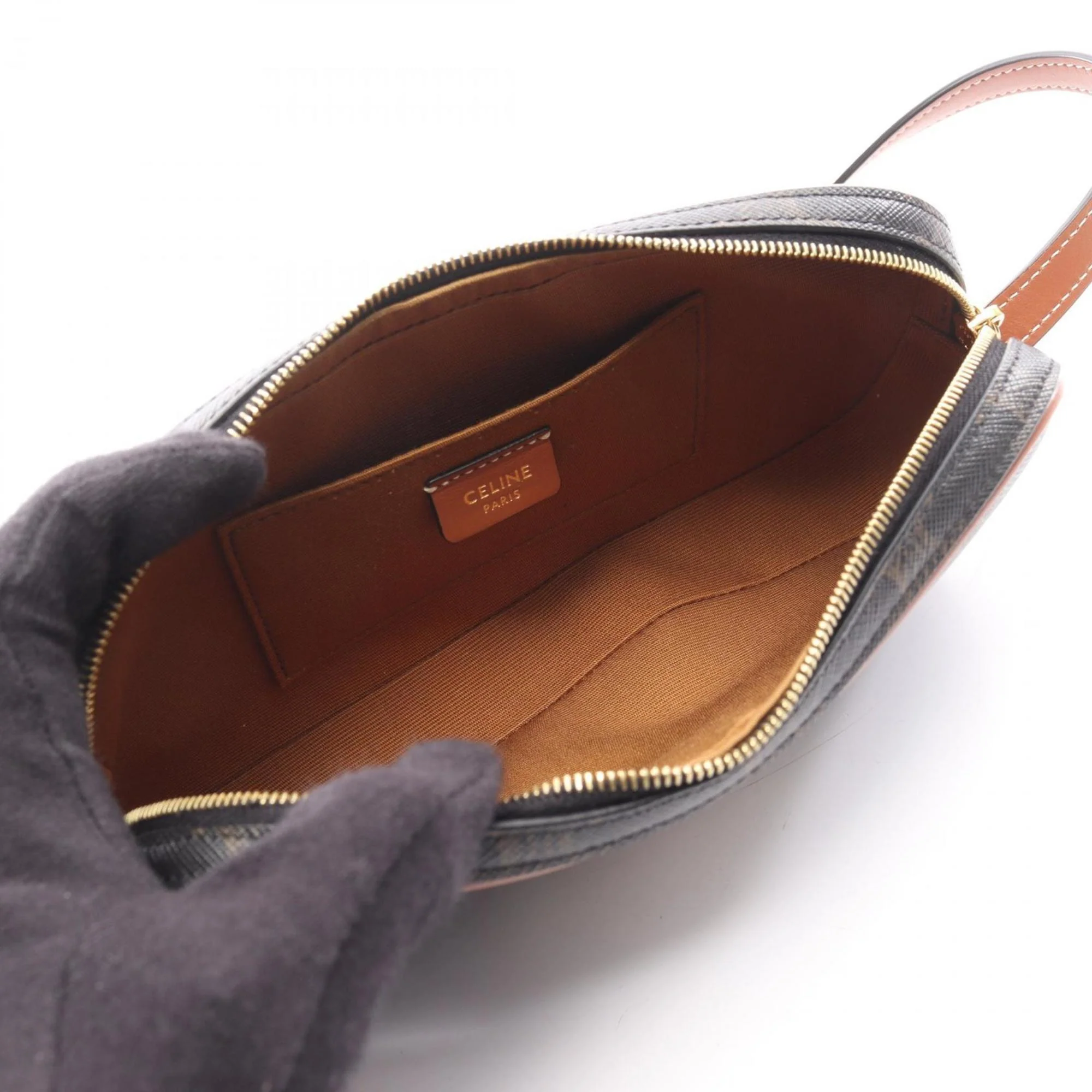 Triomphe East-West Shoulder Bag Triomphe Coated Canvas - Image 3