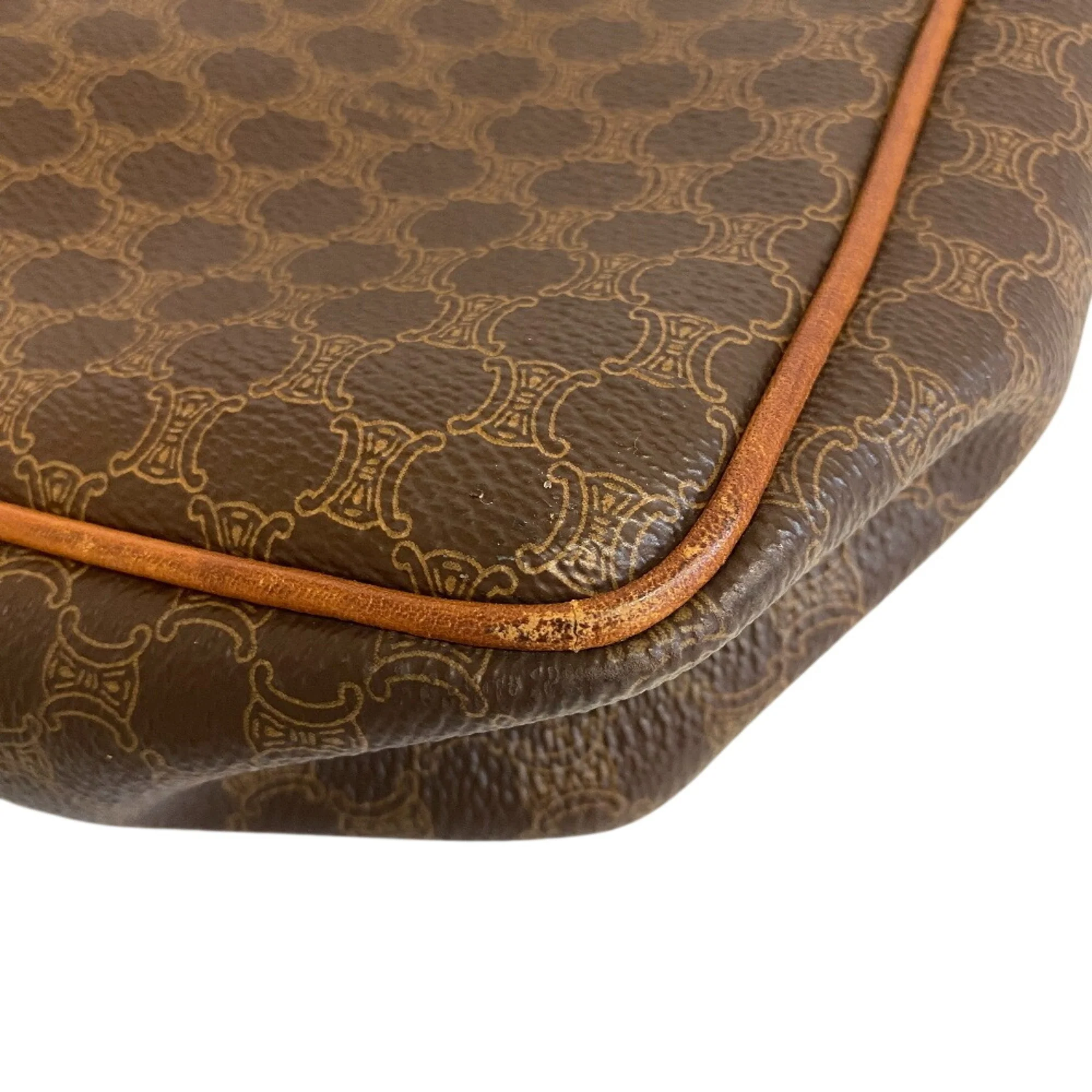 Vintage Duffle Bag Macadam Coated Canvas Large - Image 4