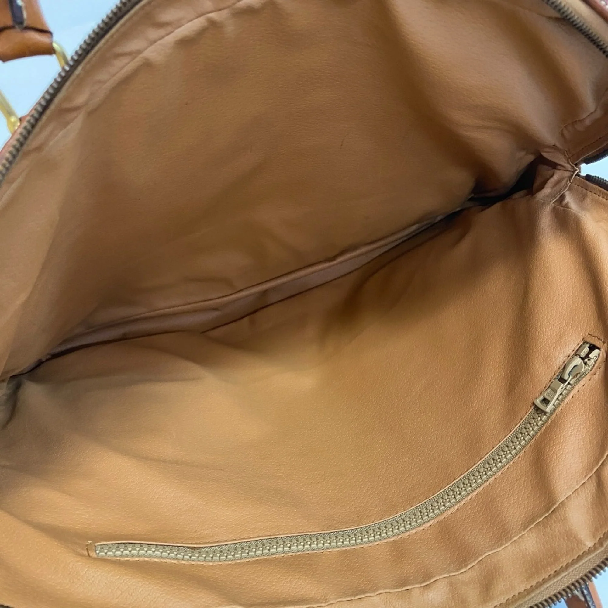 Vintage Duffle Bag Macadam Coated Canvas Large - Image 9