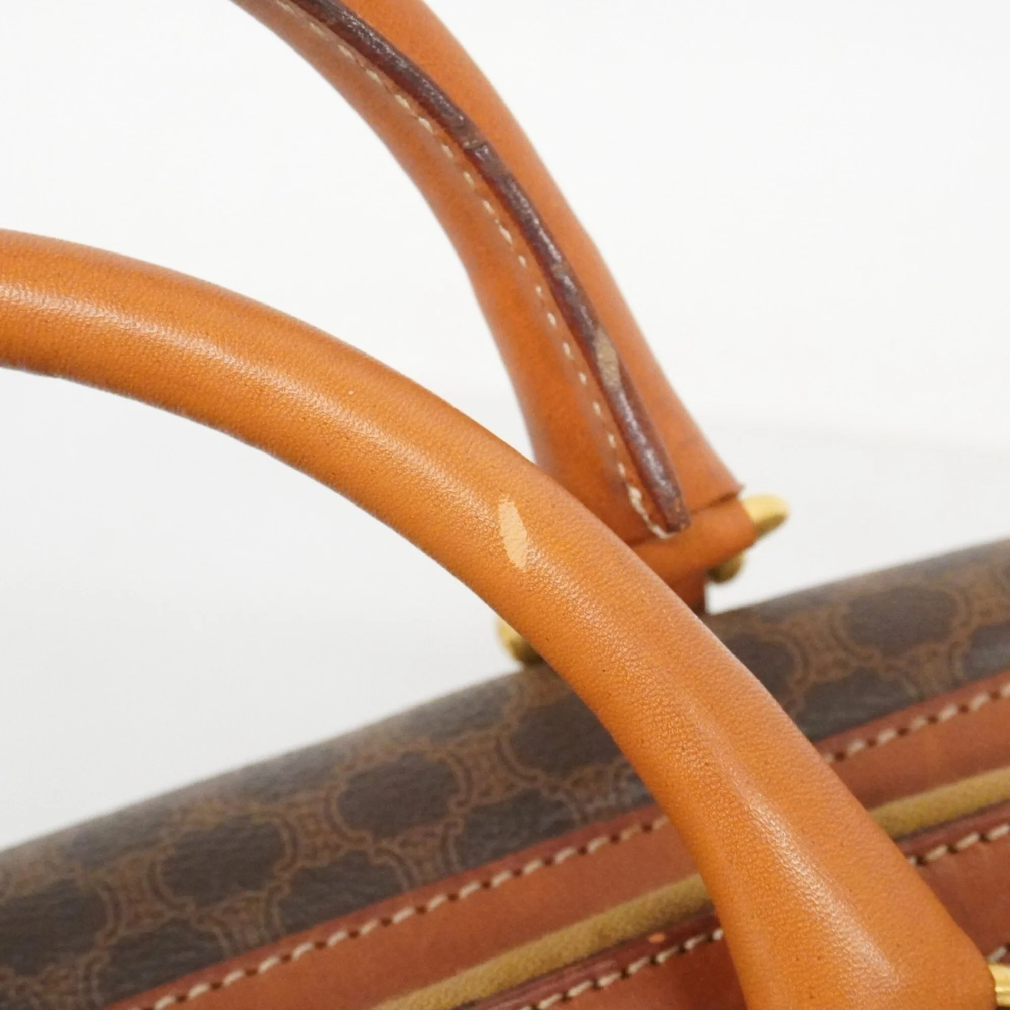 Vintage Duffle Bag Macadam Coated Canvas Medium - Image 8