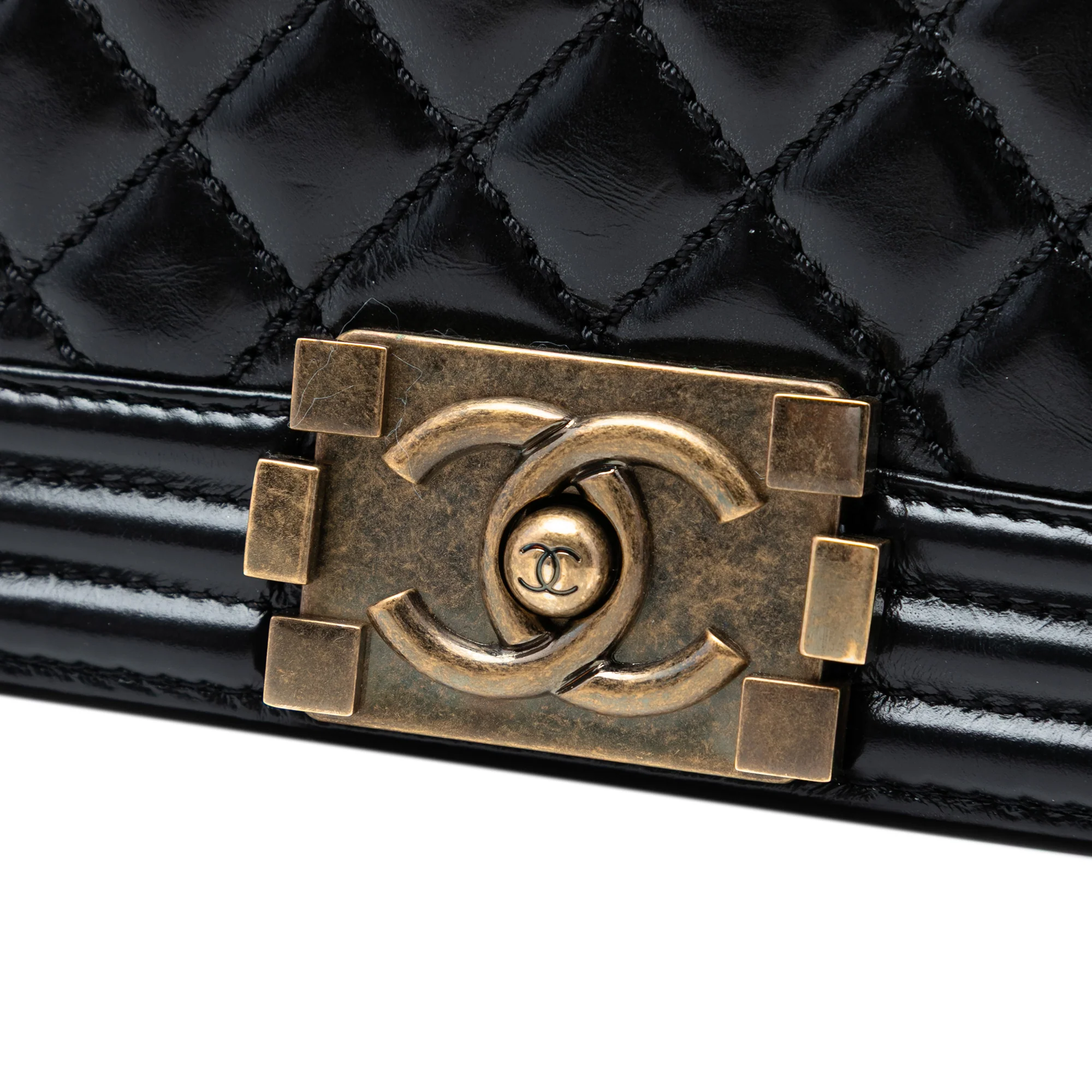Boy Flap Bag Quilted Glazed Calfskin Large - Image 6