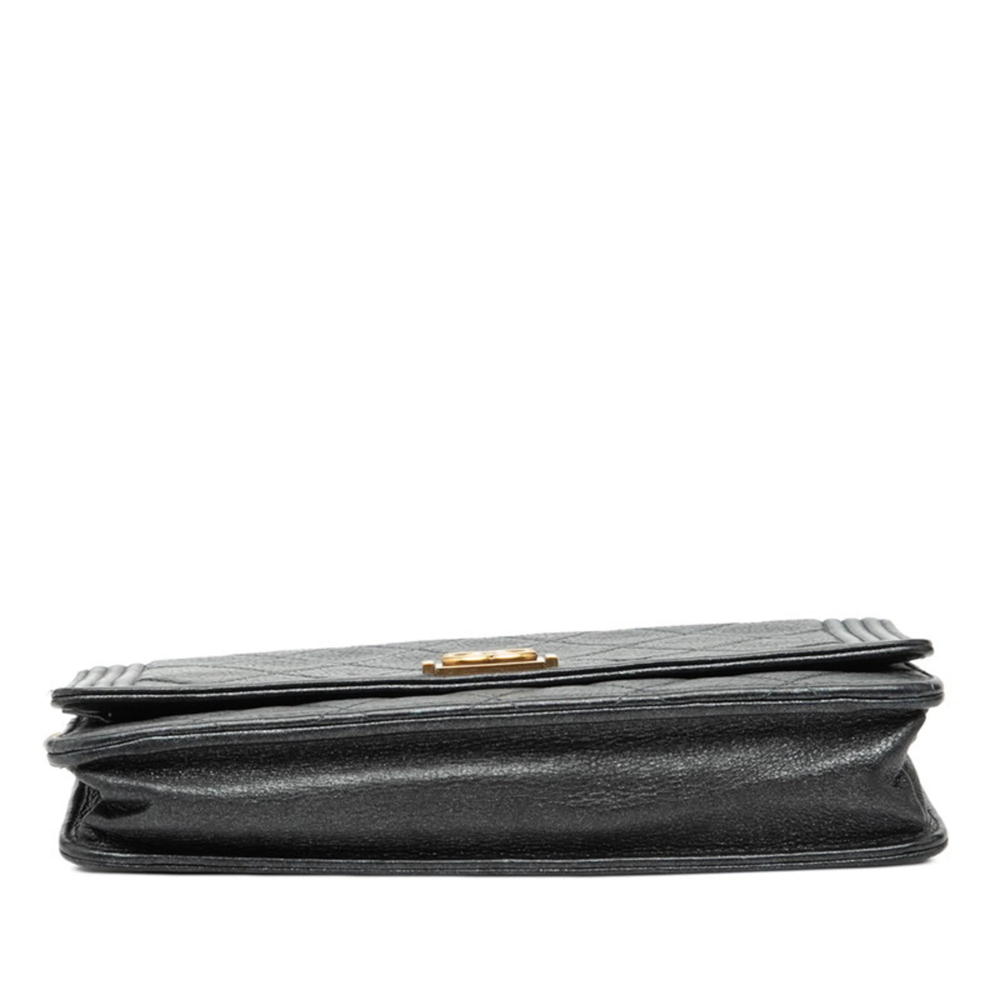 Boy Wallet on Chain Quilted Caviar - Image 3