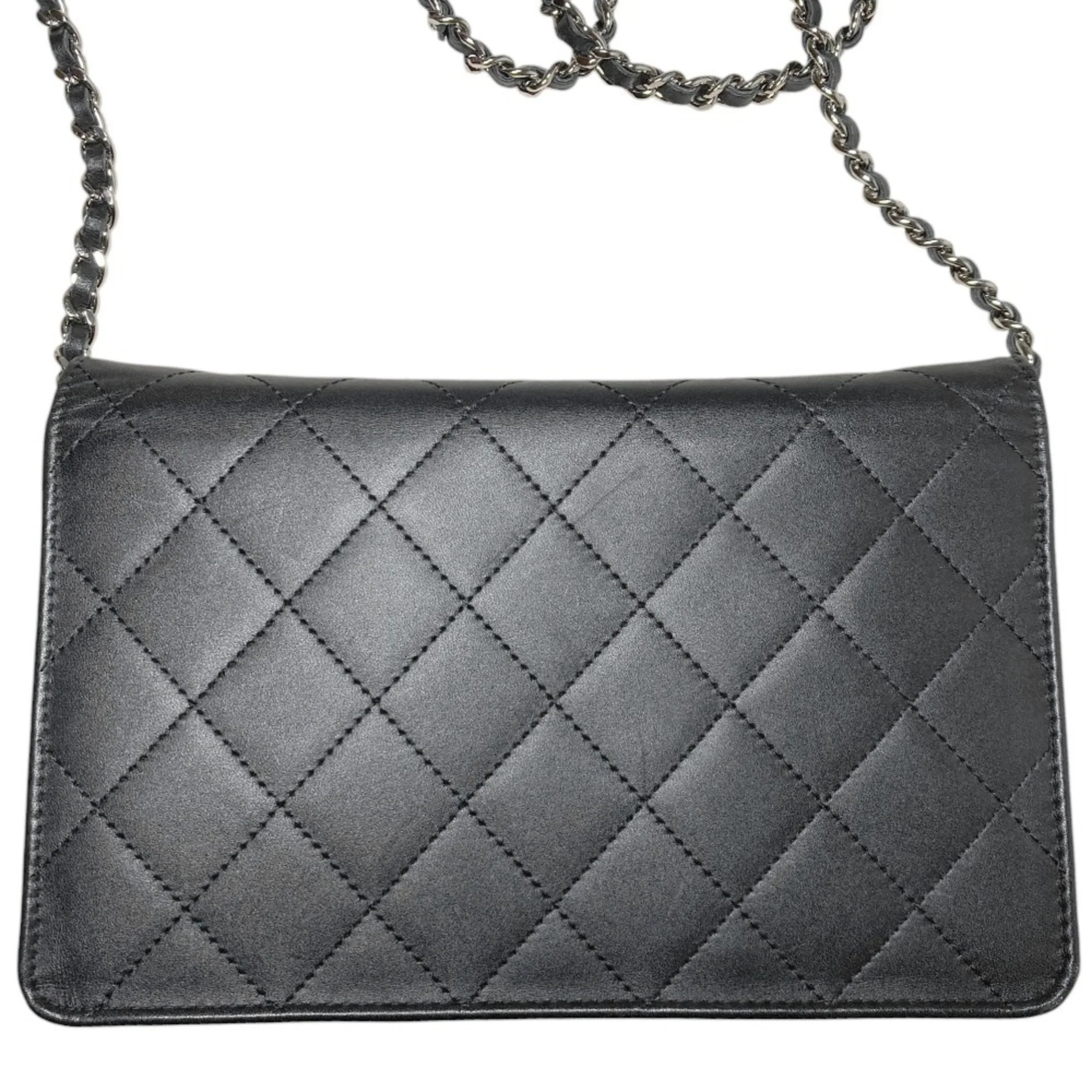 Cambon Wallet on Chain Quilted Leather - Image 2