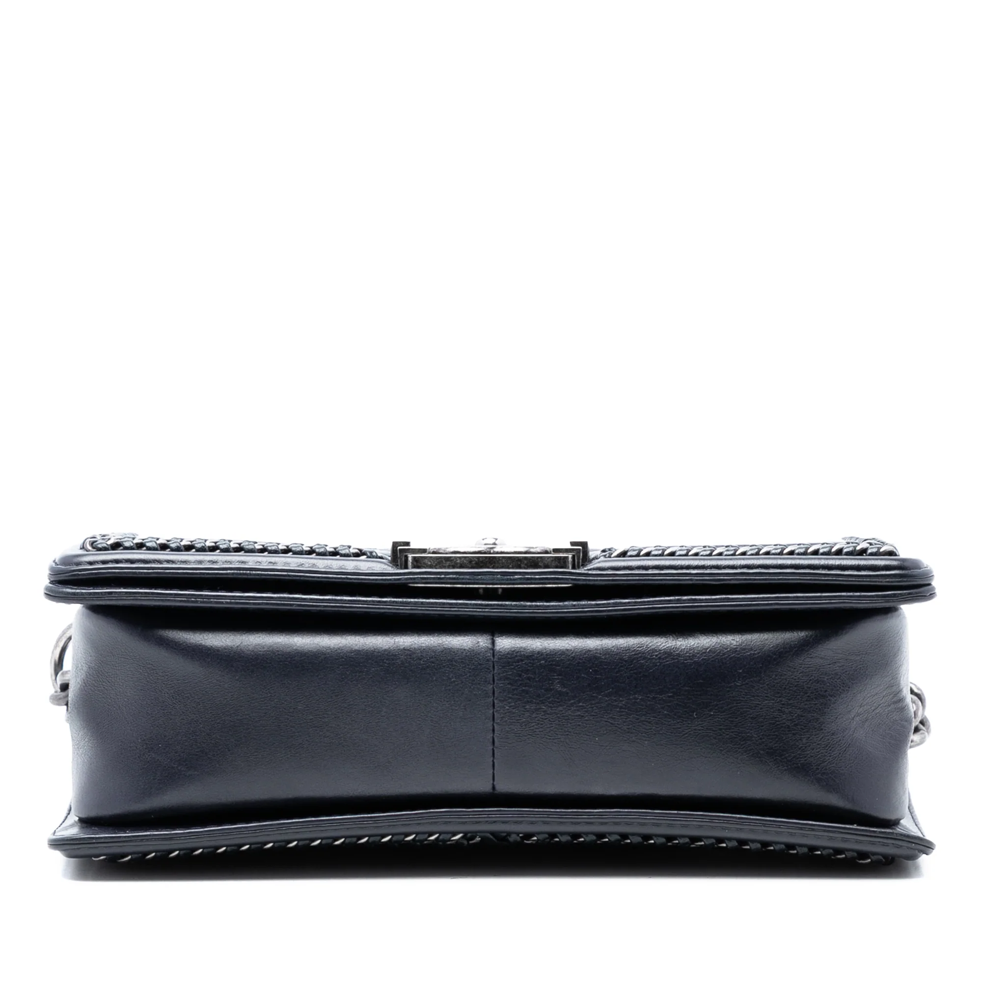 Chain Handle Boy Flap Bag Quilted Glazed Calfskin Old Medium - Image 3