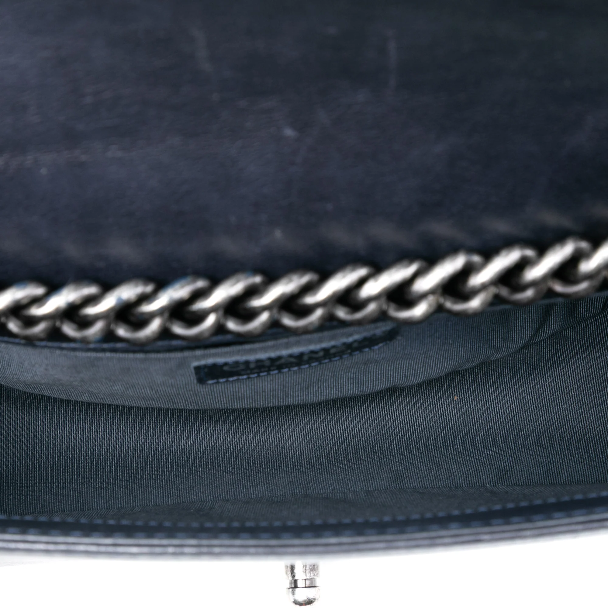 Chain Handle Boy Flap Bag Quilted Glazed Calfskin Old Medium - Image 4