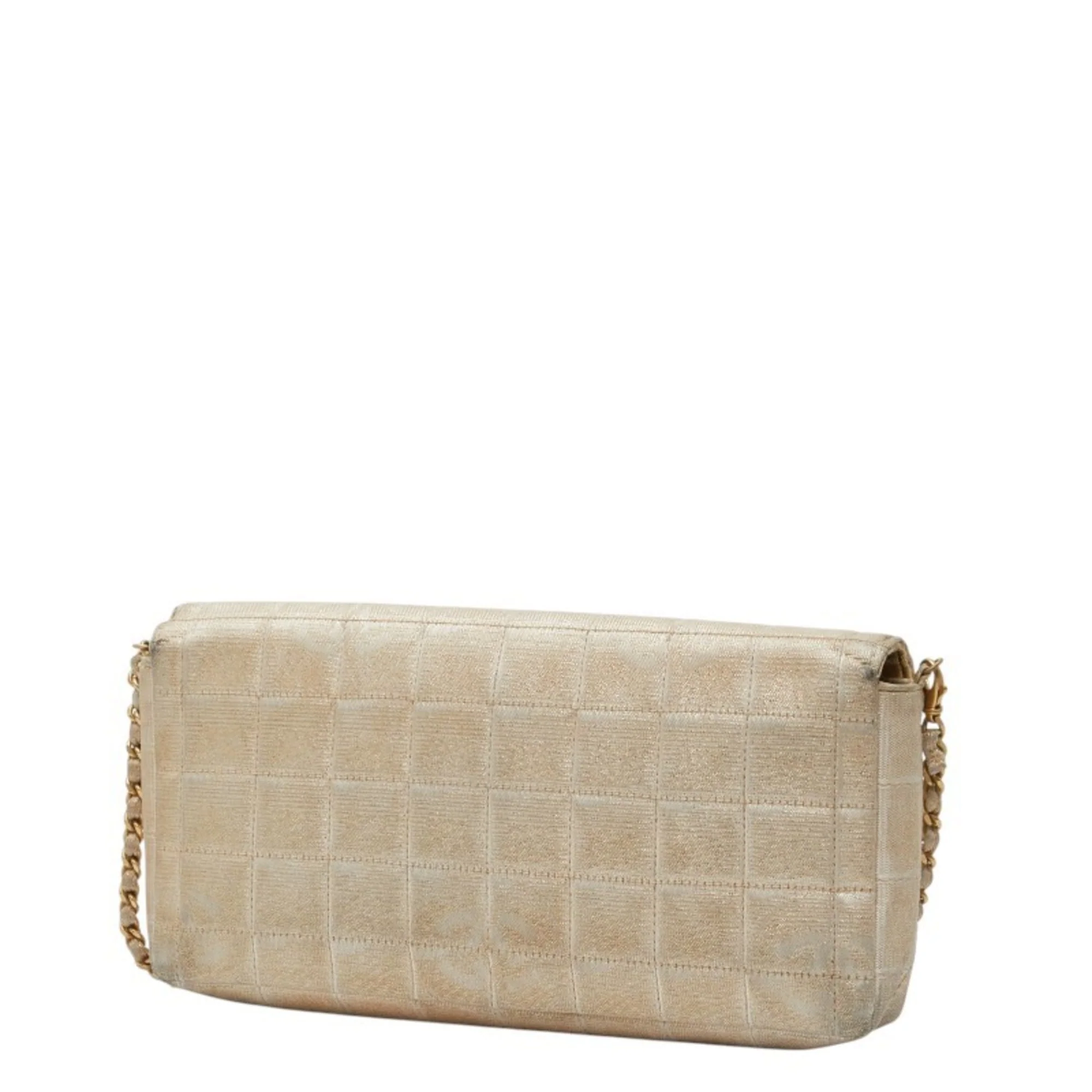 Chocolate Bar Flap Bag Quilted Lambskin East West - Image 2