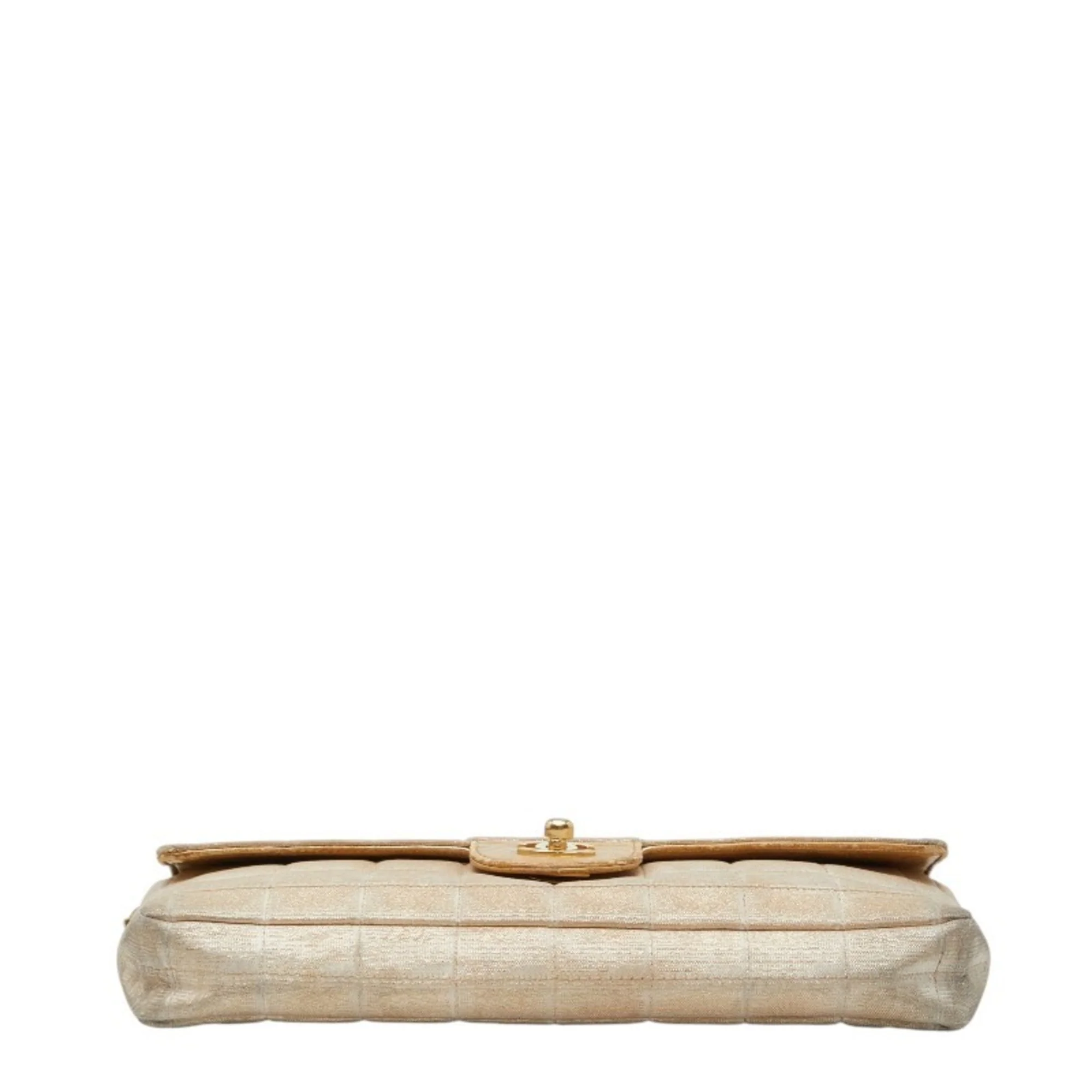 Chocolate Bar Flap Bag Quilted Lambskin East West - Image 3