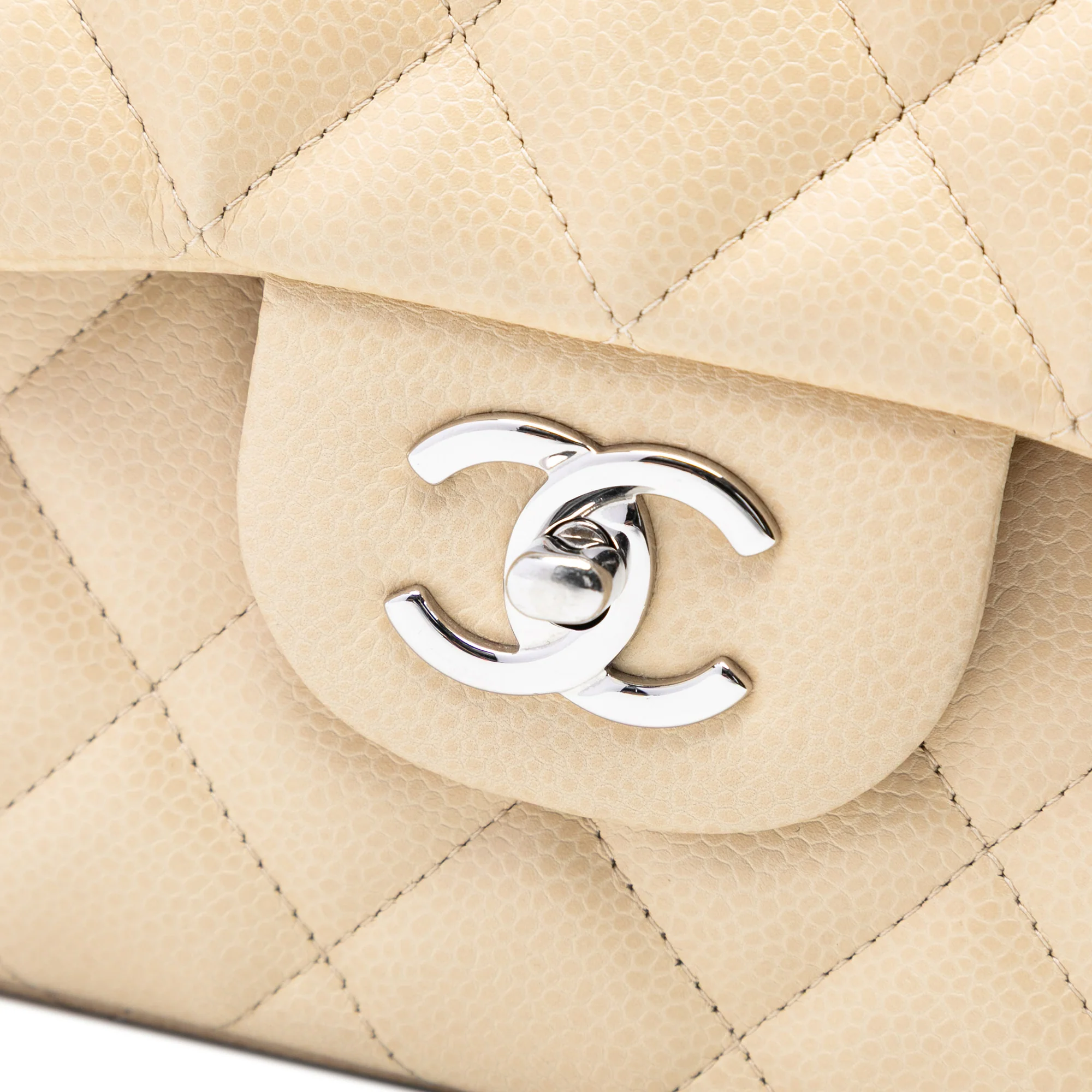 Classic Double Flap Bag Quilted Caviar Jumbo - Image 6