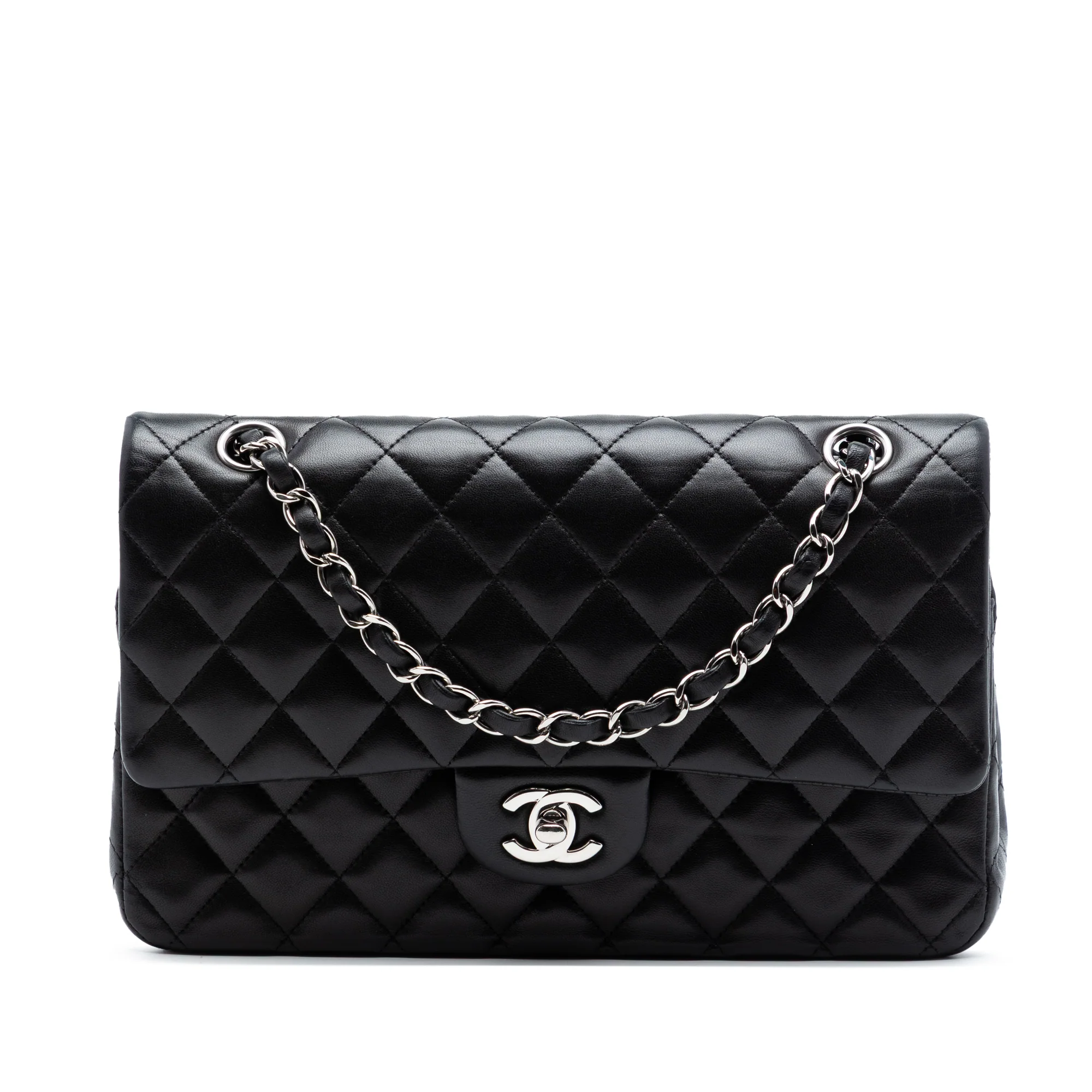 Classic Double Flap Bag Quilted Lambskin Medium