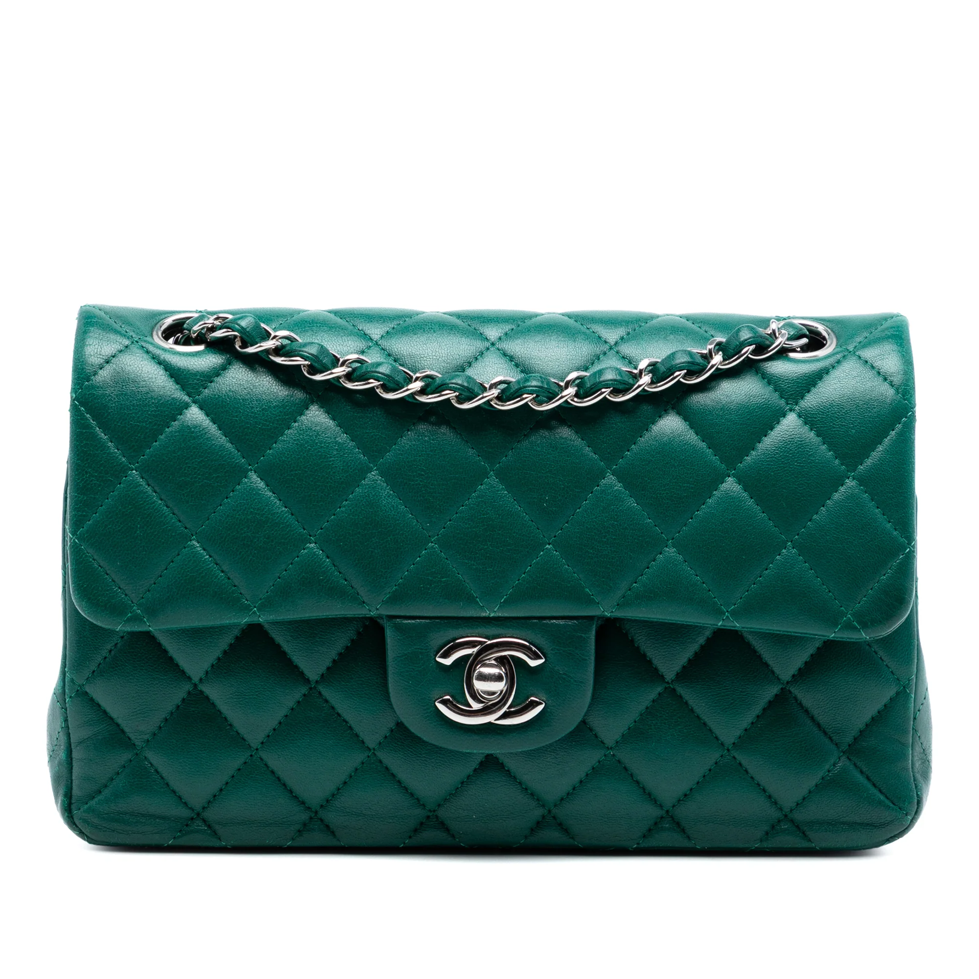 Classic Double Flap Bag Quilted Lambskin Small